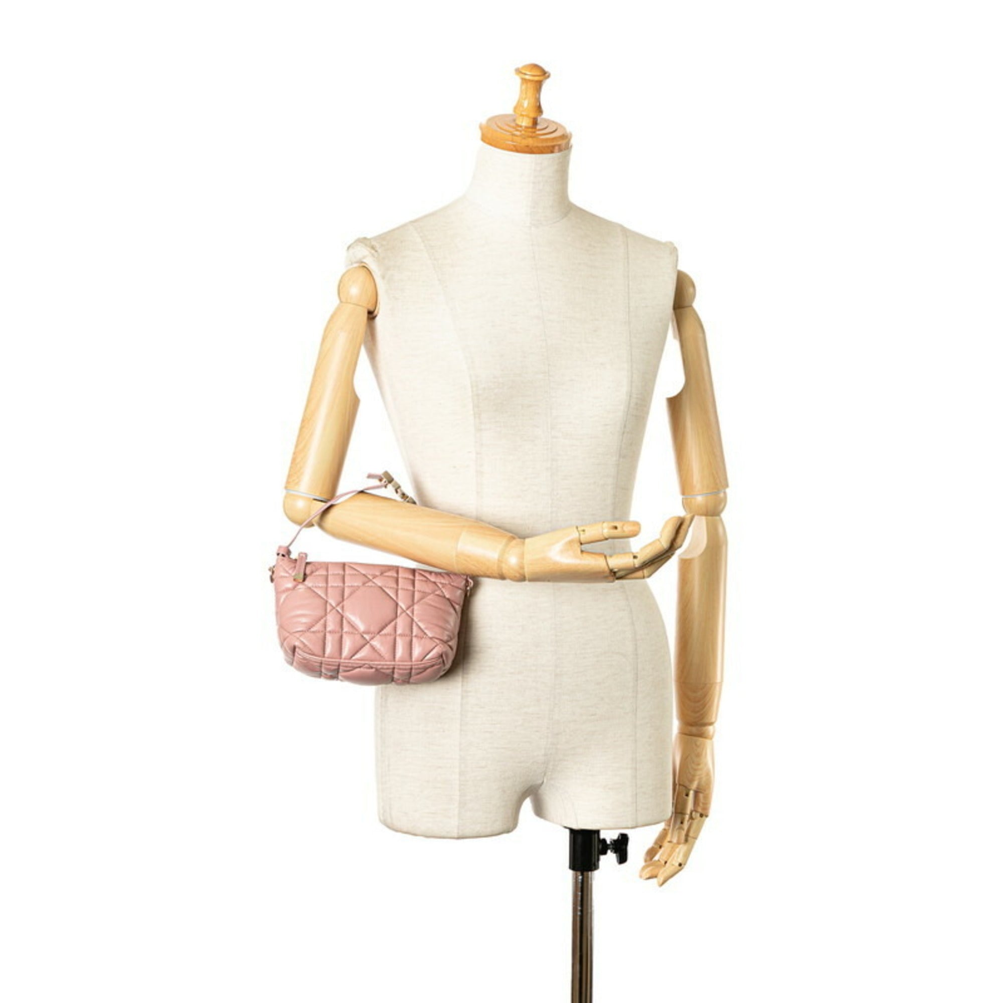Christian Dior Pink Leather Pouch ()