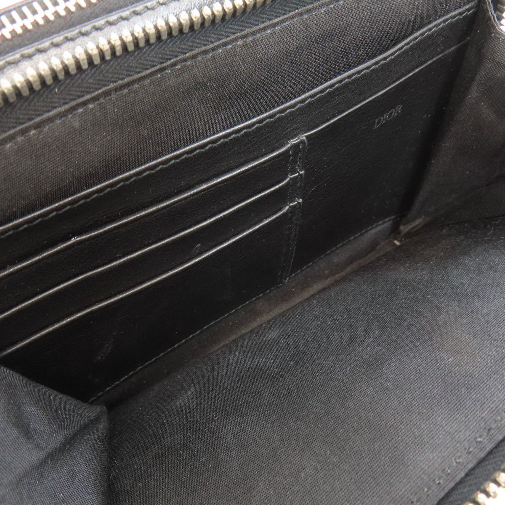 Christian Dior Black Leather Shoulder Bag ()