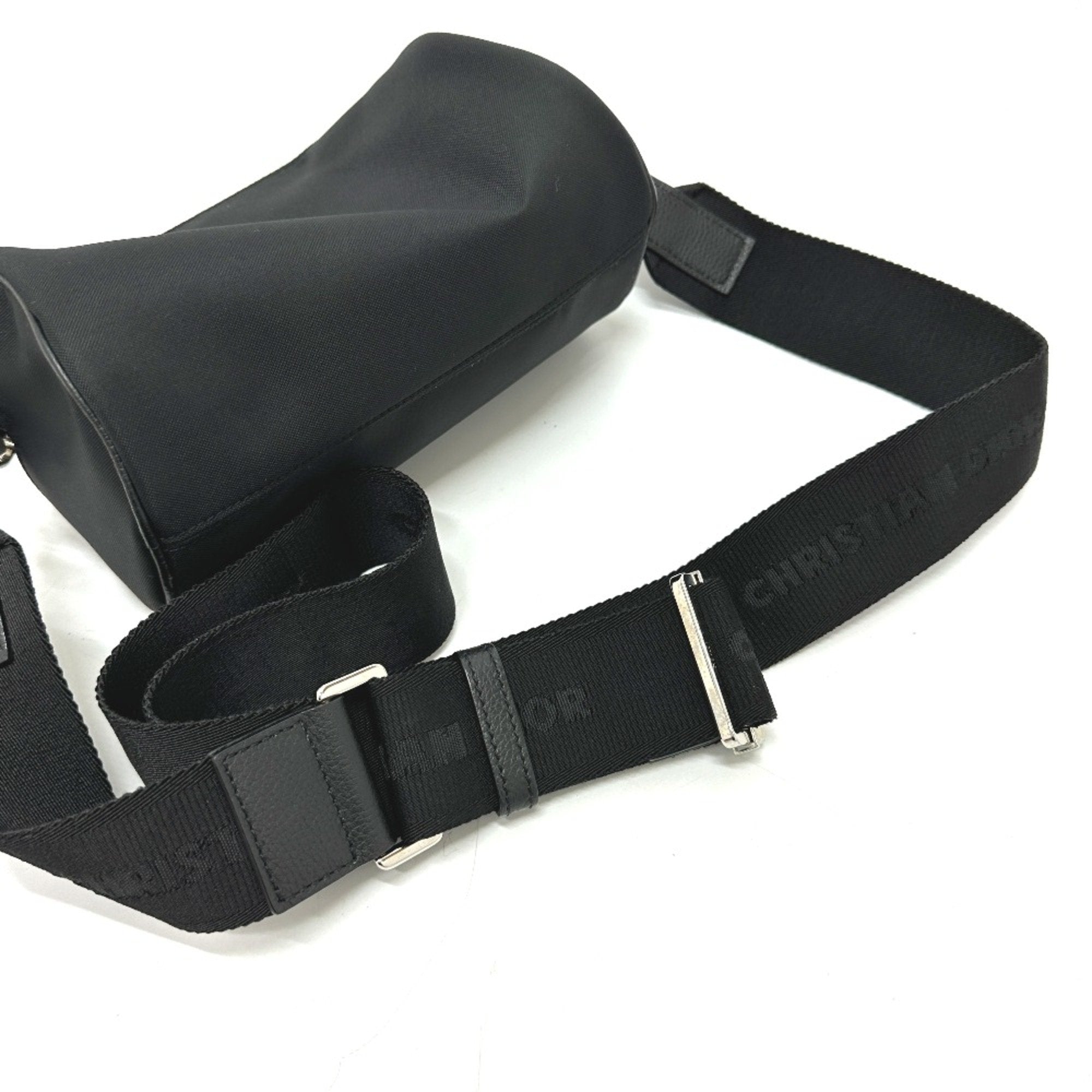 Christian Dior Black Leather Shoulder Bag ()