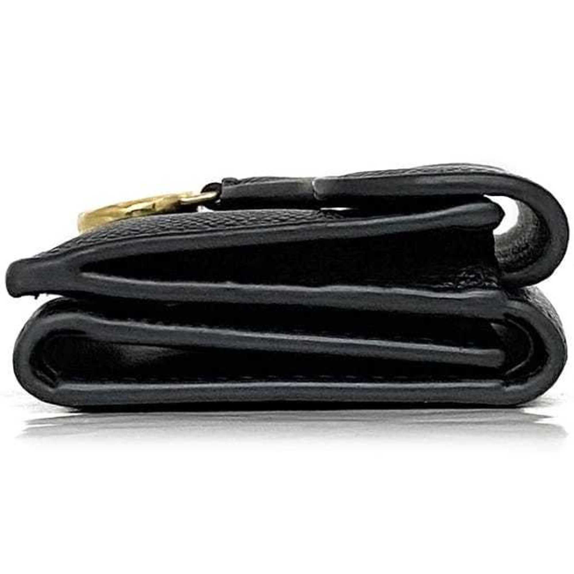 Christian Dior Black Leather Wallet (Tri-Fold) ()