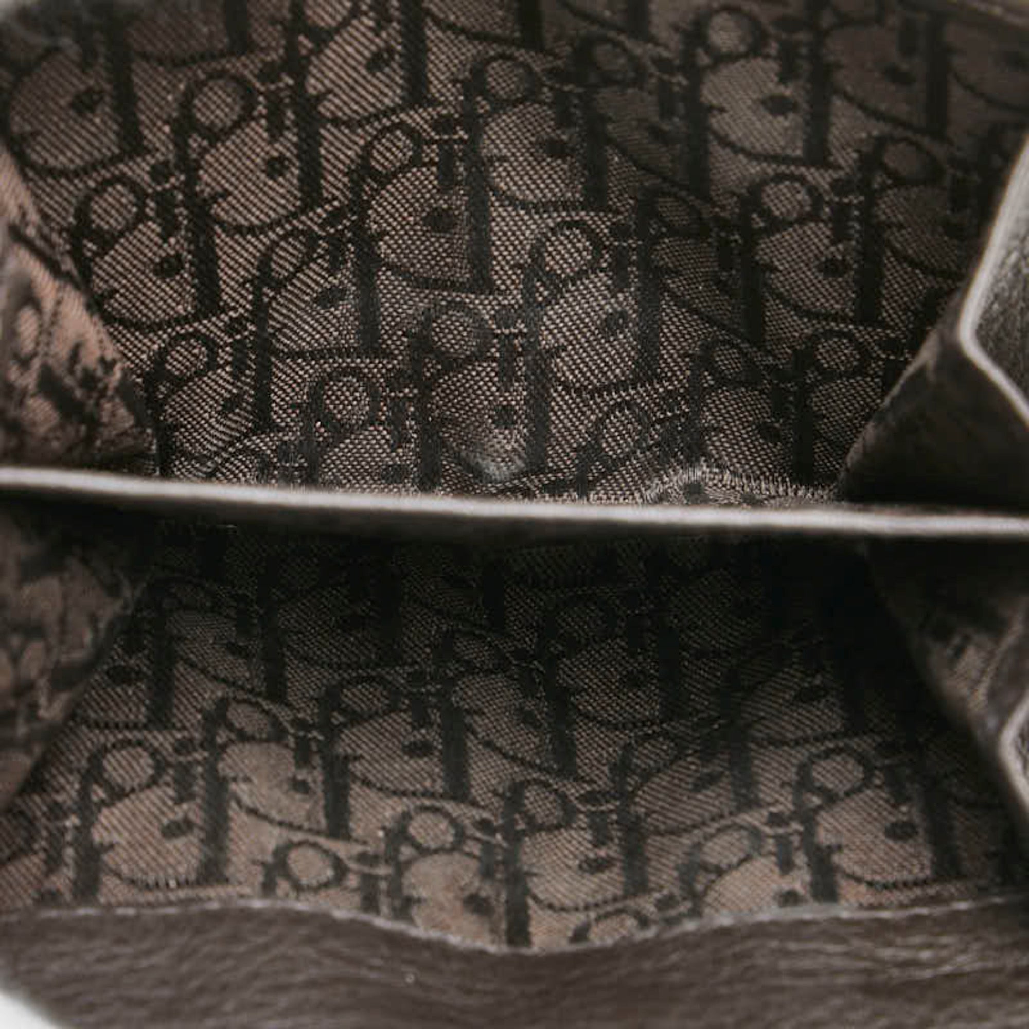 Christian Dior Brown Leather Wallet (Bi-Fold) ()