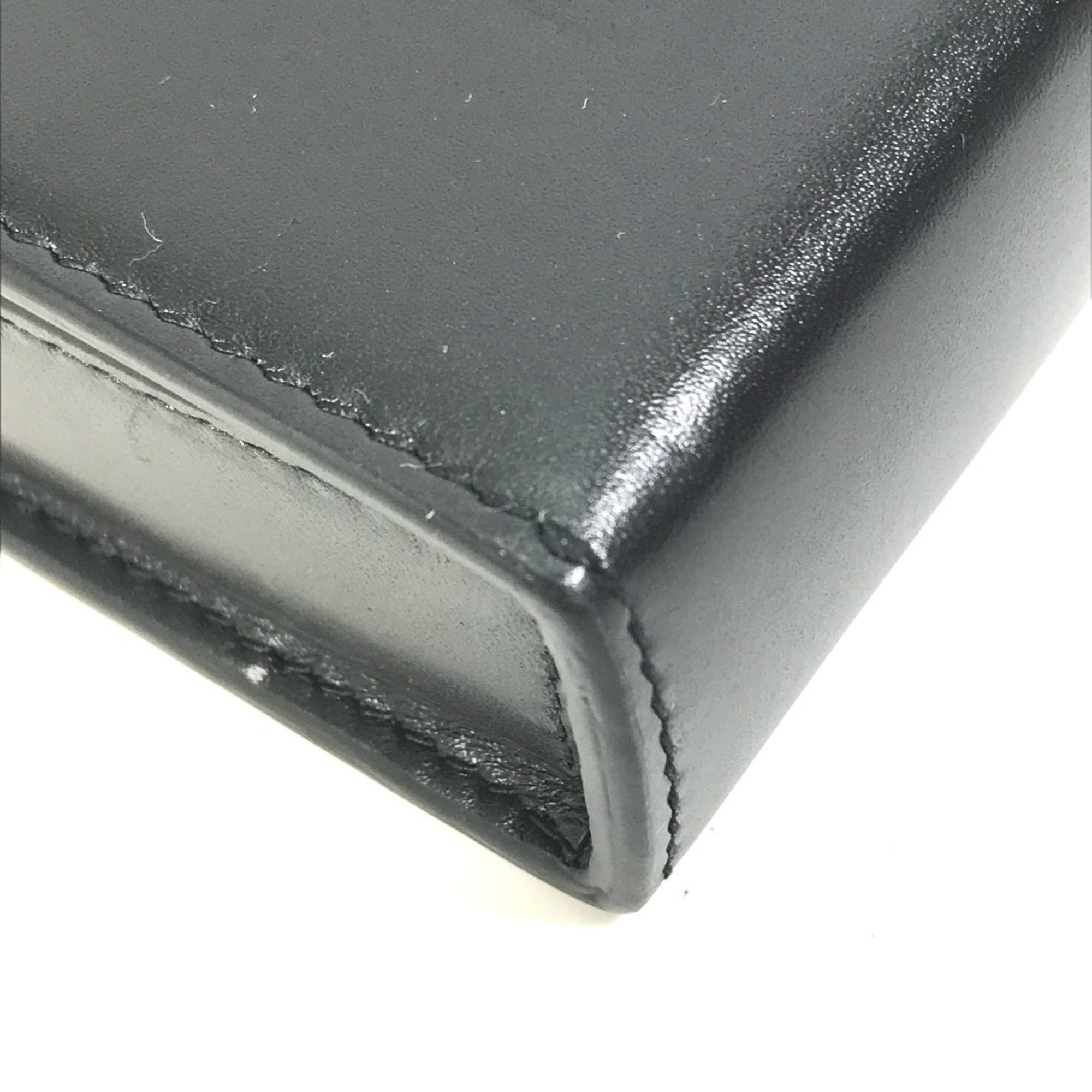 Christian Dior Black Leather Shoulder Bag ()