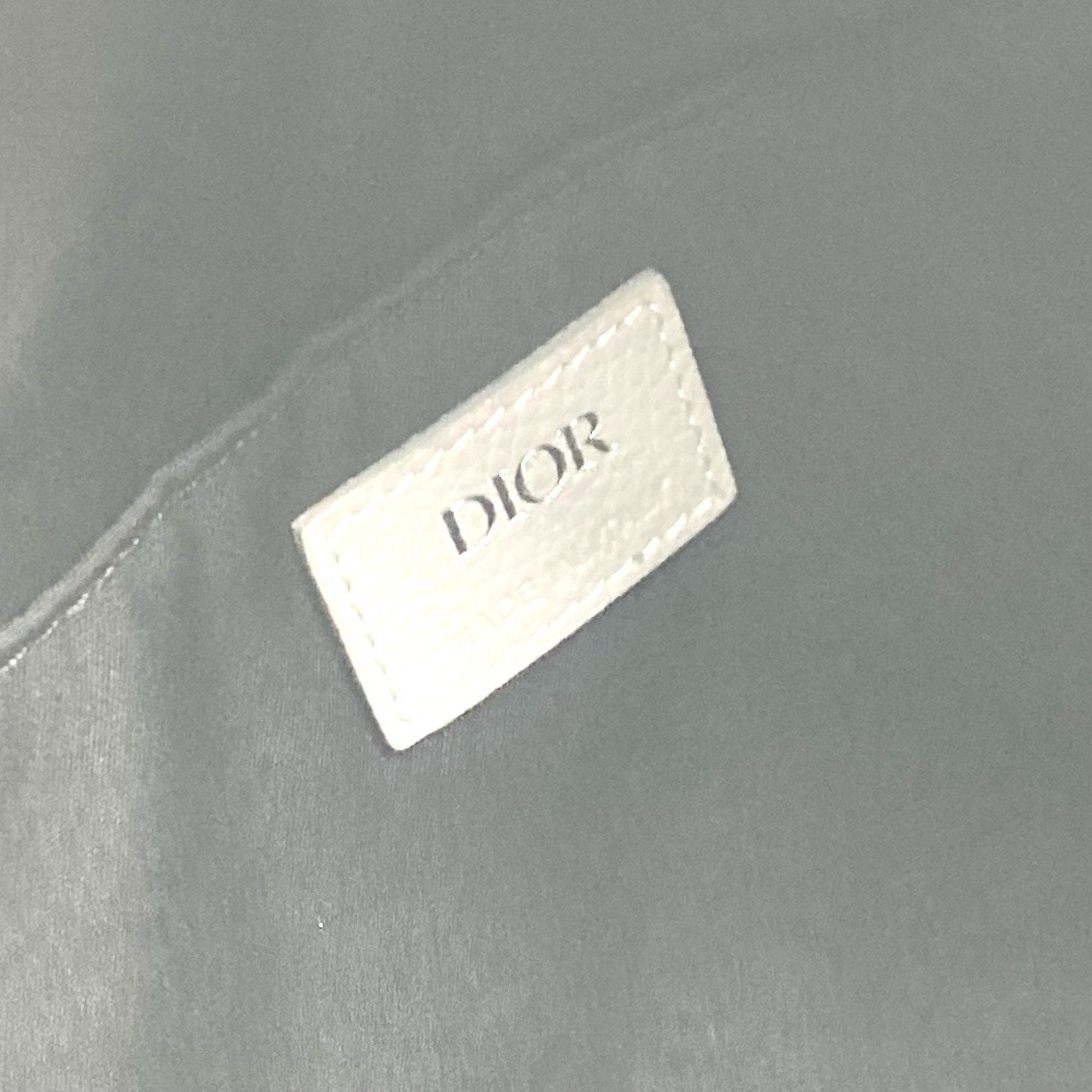 Christian Dior Gray Leather Backpack ()