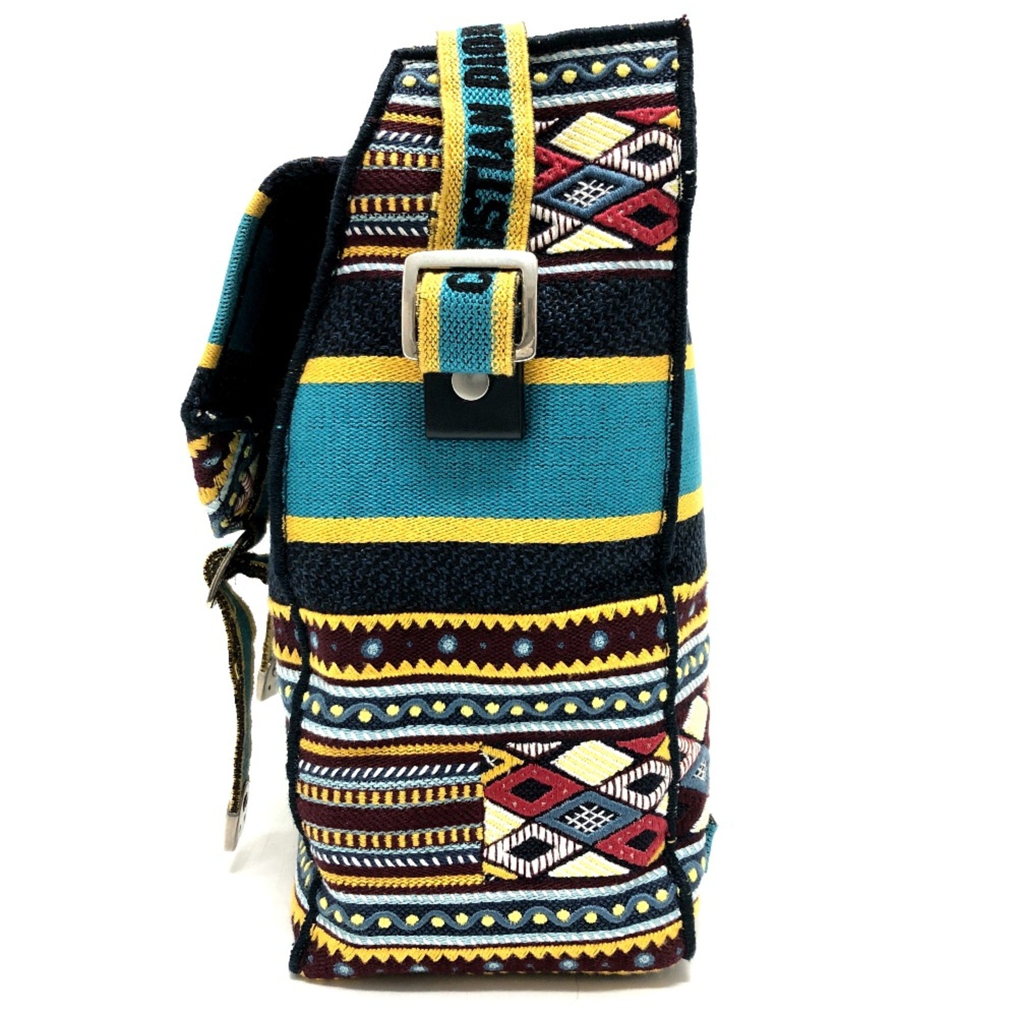Christian Dior Blue Cloth Shoulder Bag ()