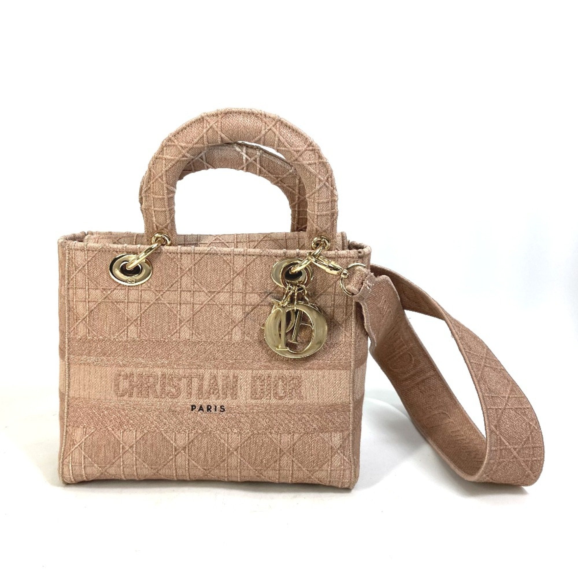 Christian Dior Pink Cloth Handbag ()