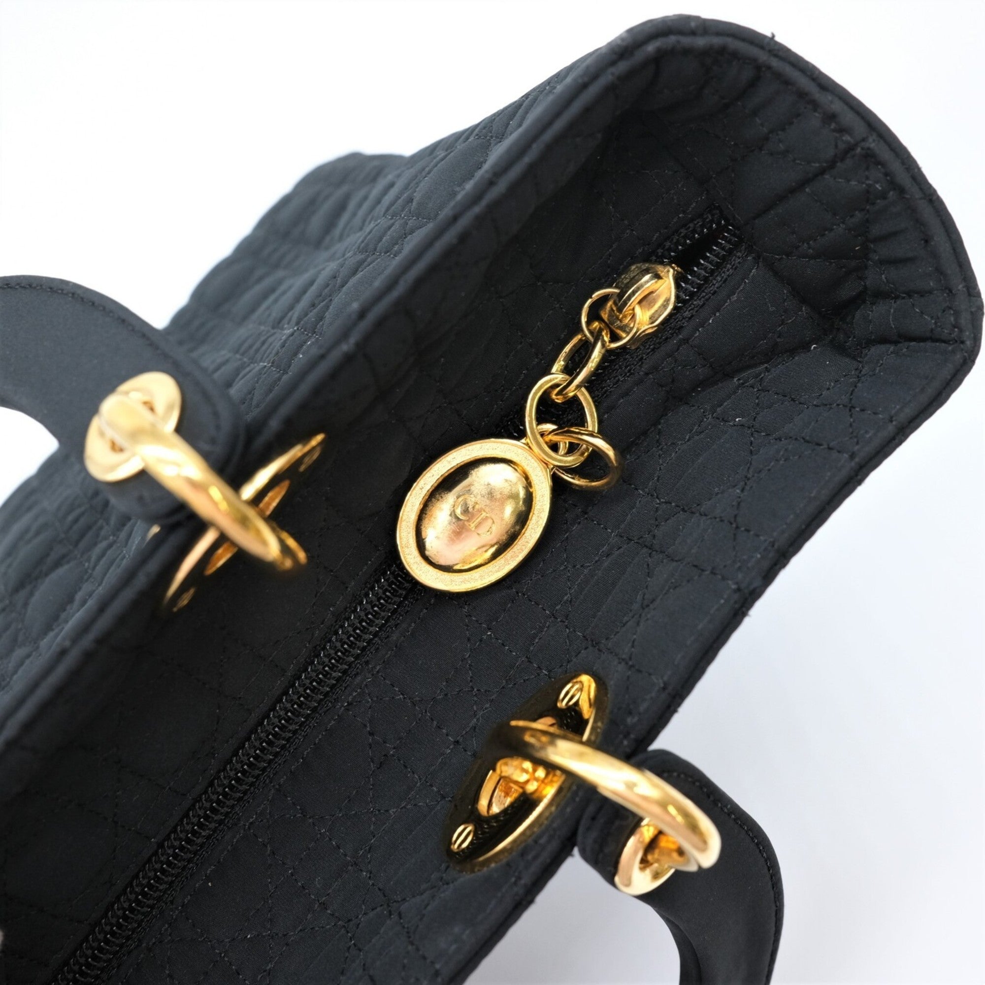 Christian Dior Black Quilting Handbag ()