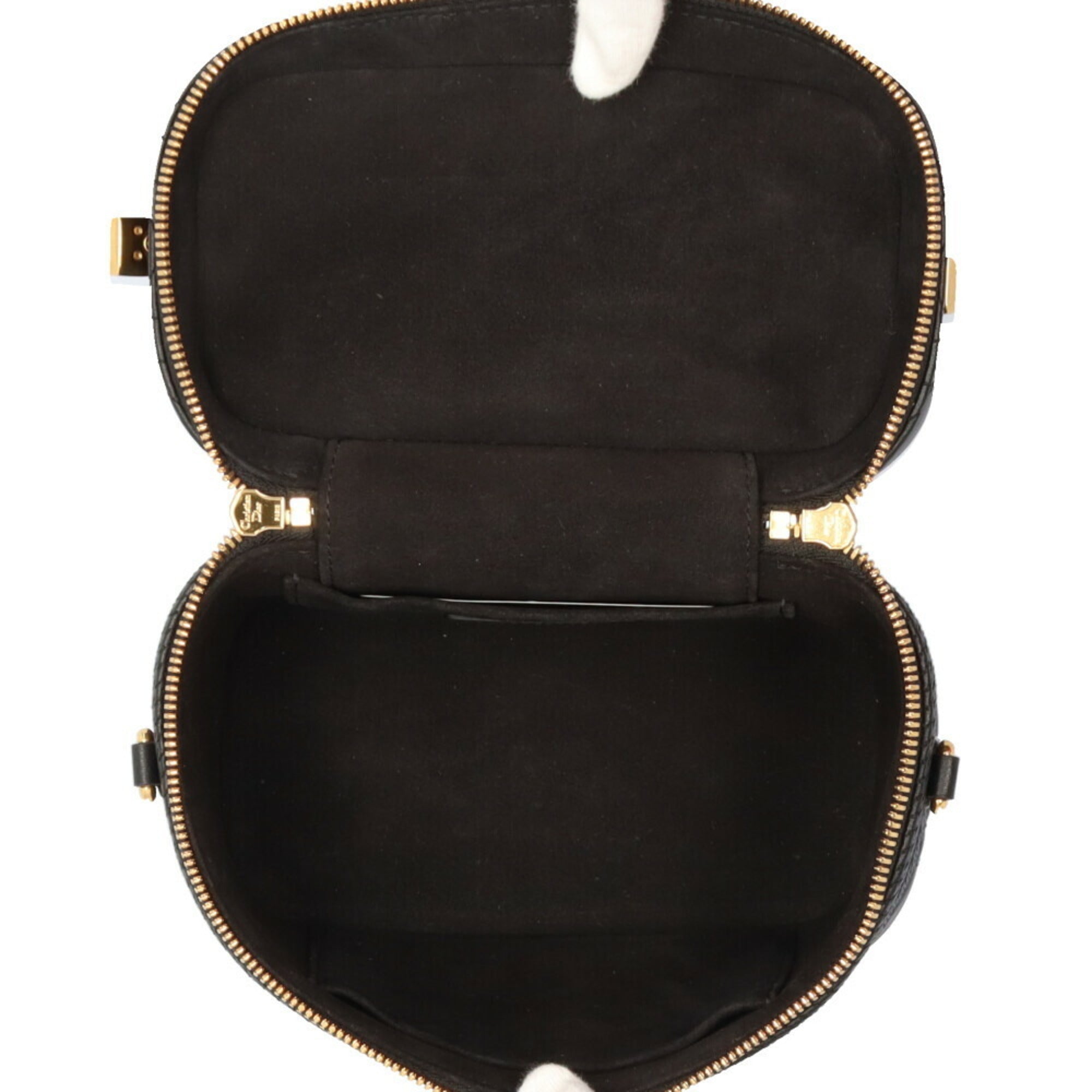 Christian Dior Black Leather Shoulder Bag ()