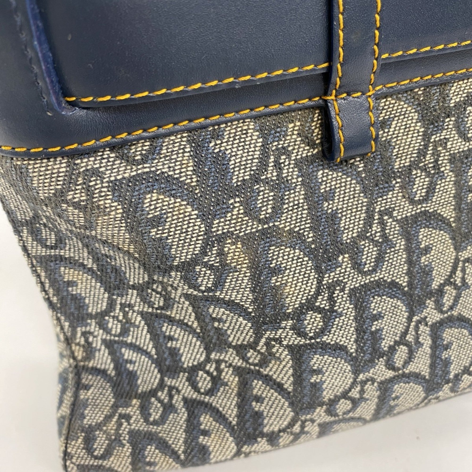 Christian Dior Navy Canvas Handbag ()
