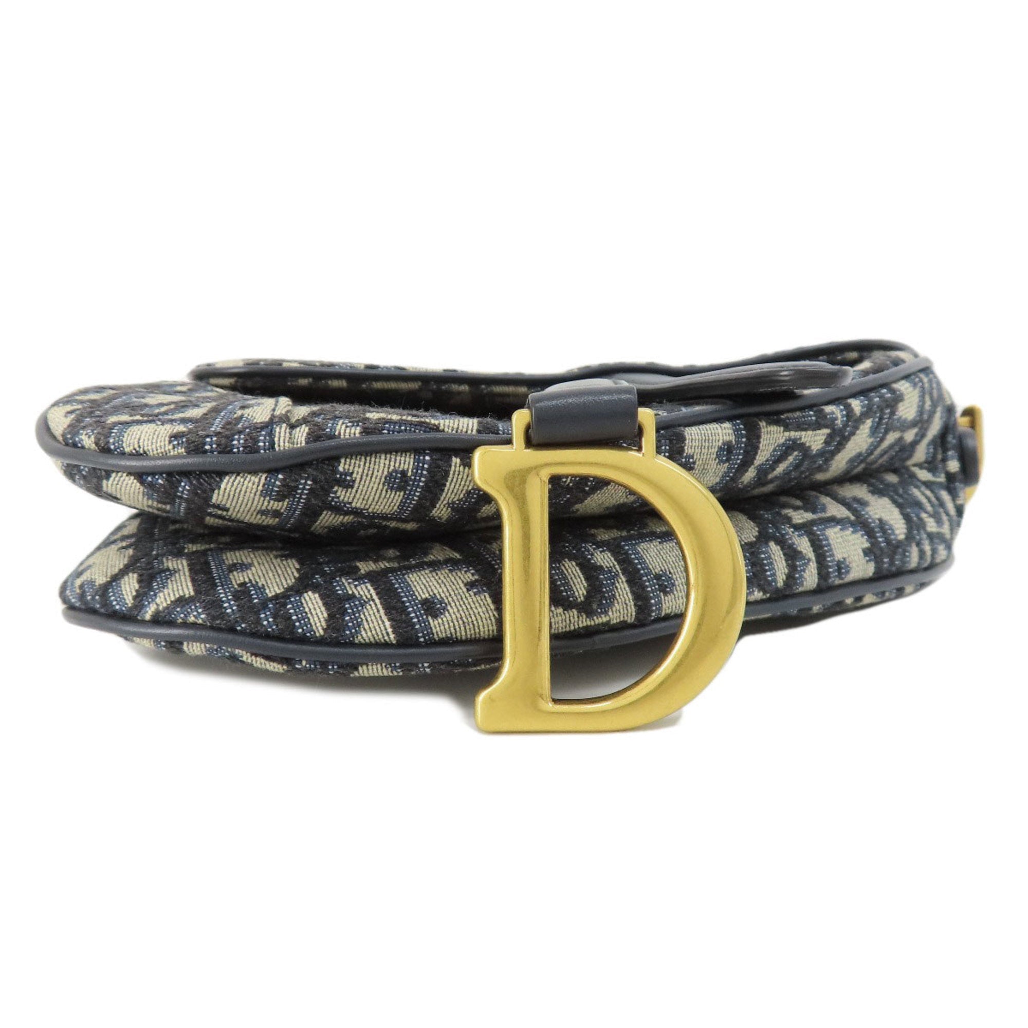 Christian Dior Navy Canvas Handbag ()