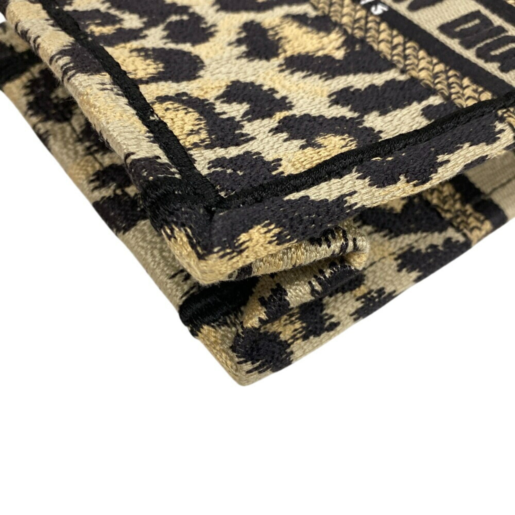 Christian Dior Beige Gold Canvas Tote Bag ()