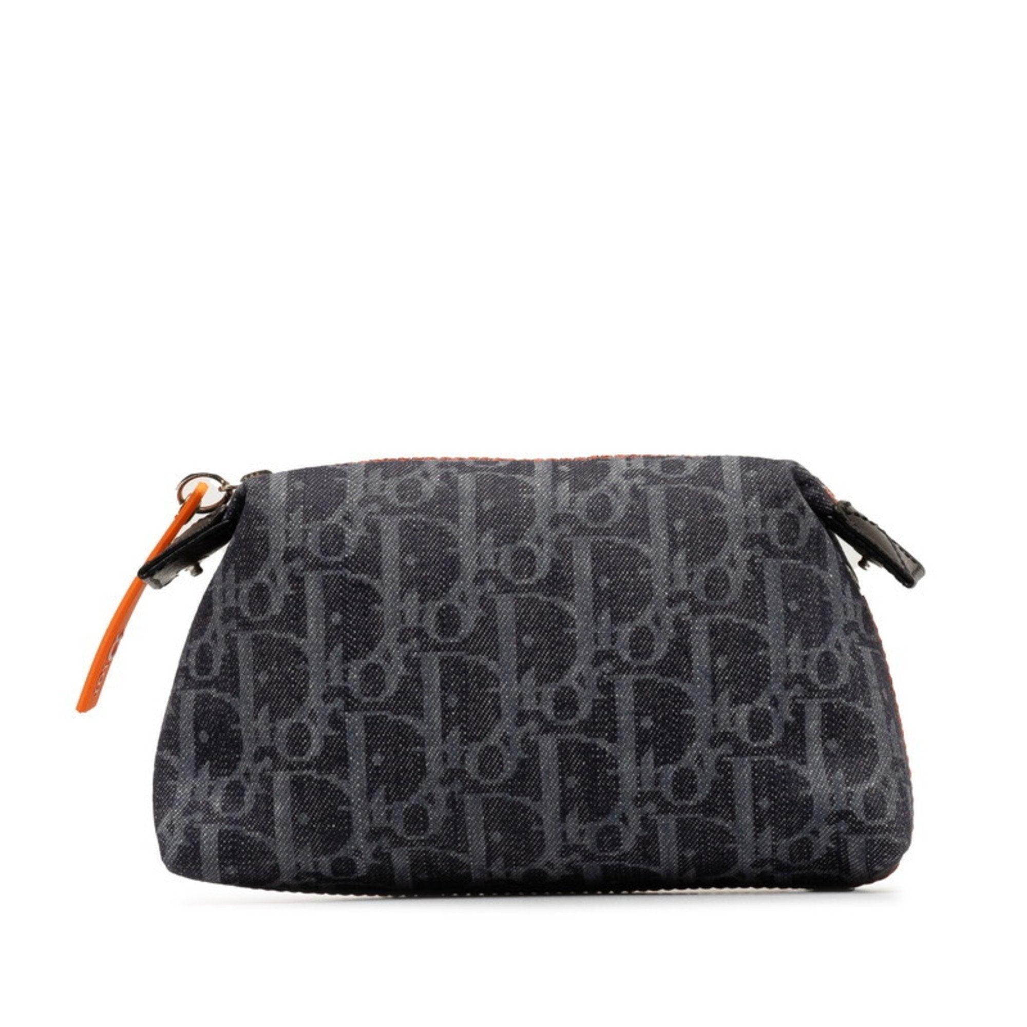 Christian Dior Navy Denim Pouch ()