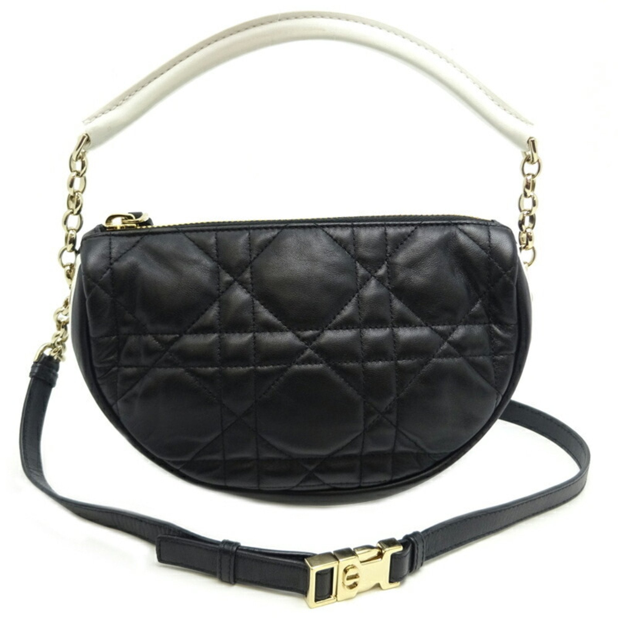 Christian Dior Black Leather Handbag ()