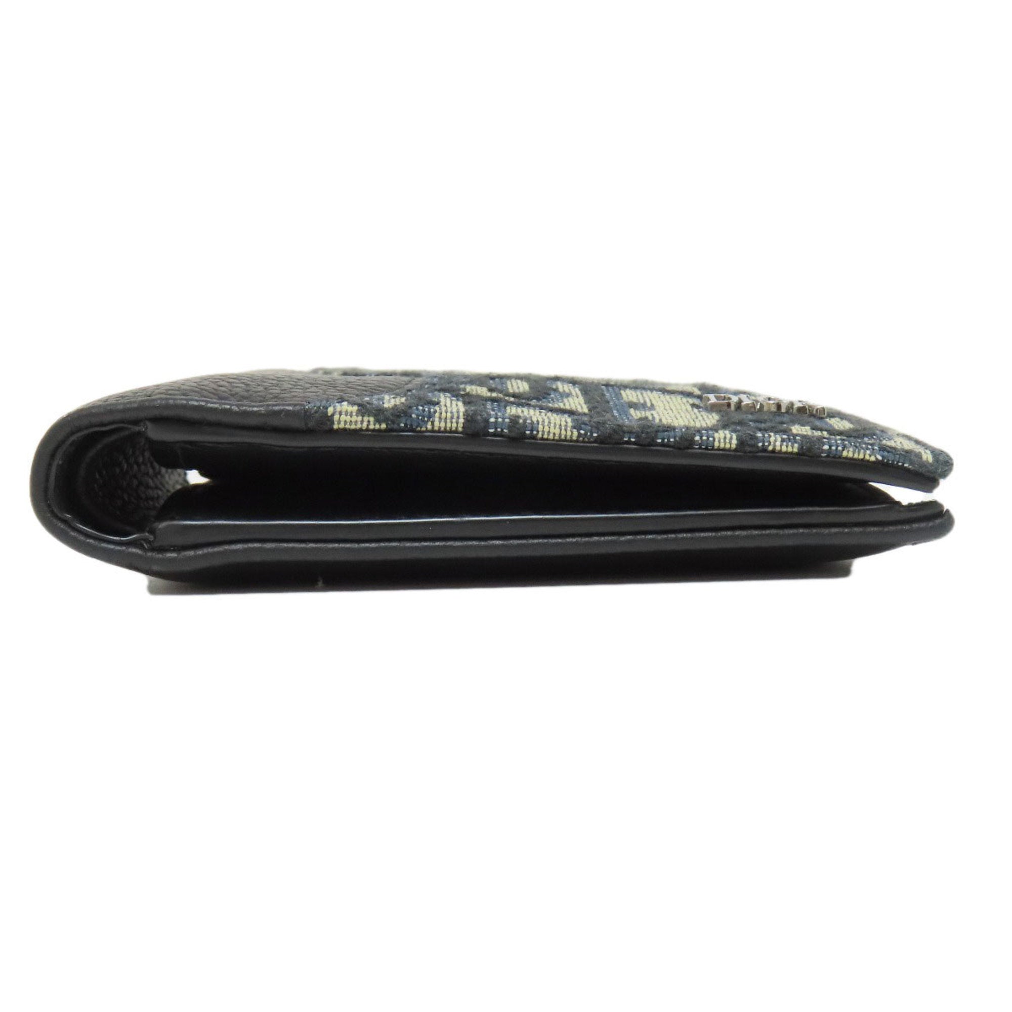 Christian Dior Black Canvas Wallet (Bi-Fold) ()