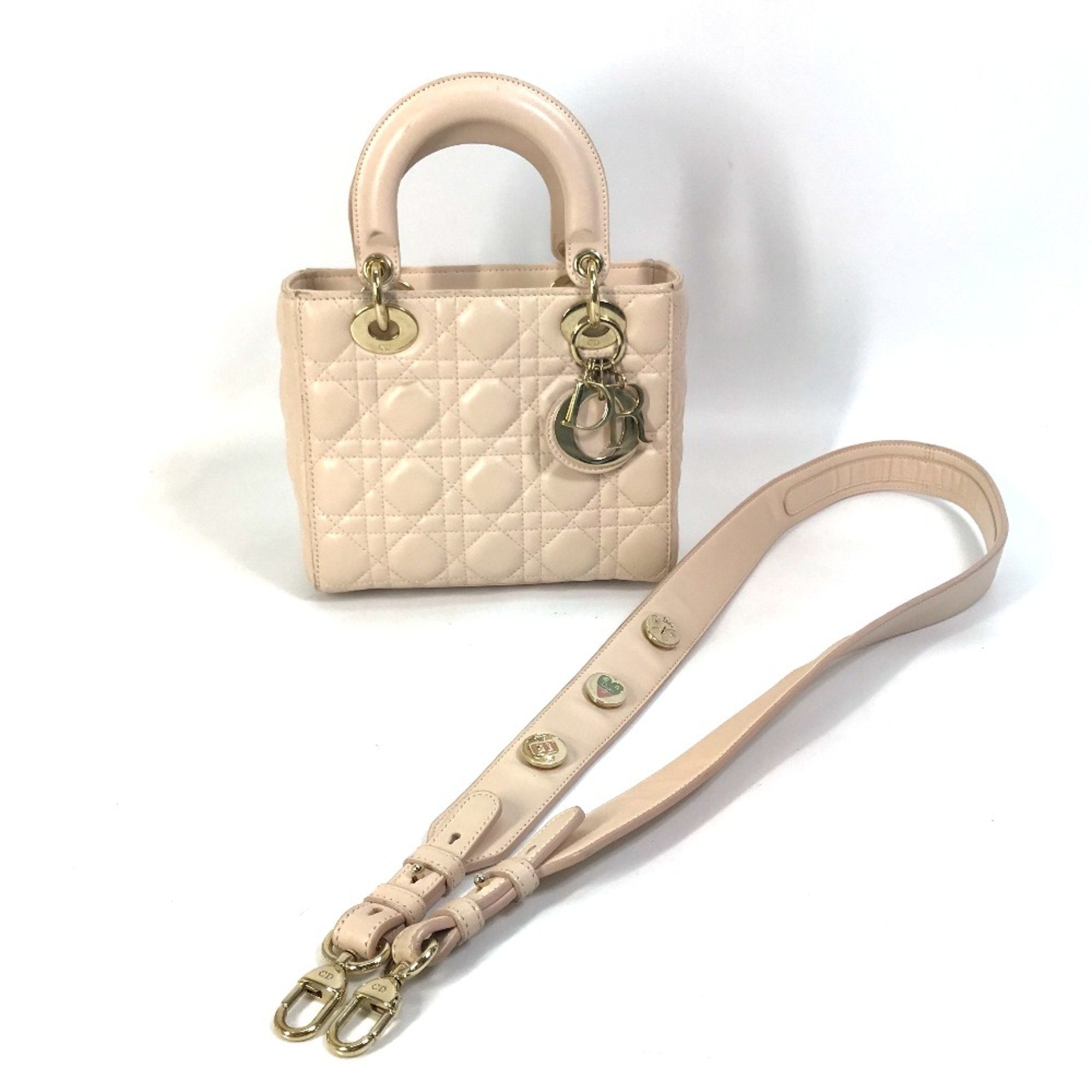 Christian Dior Beige Leather Handbag ()