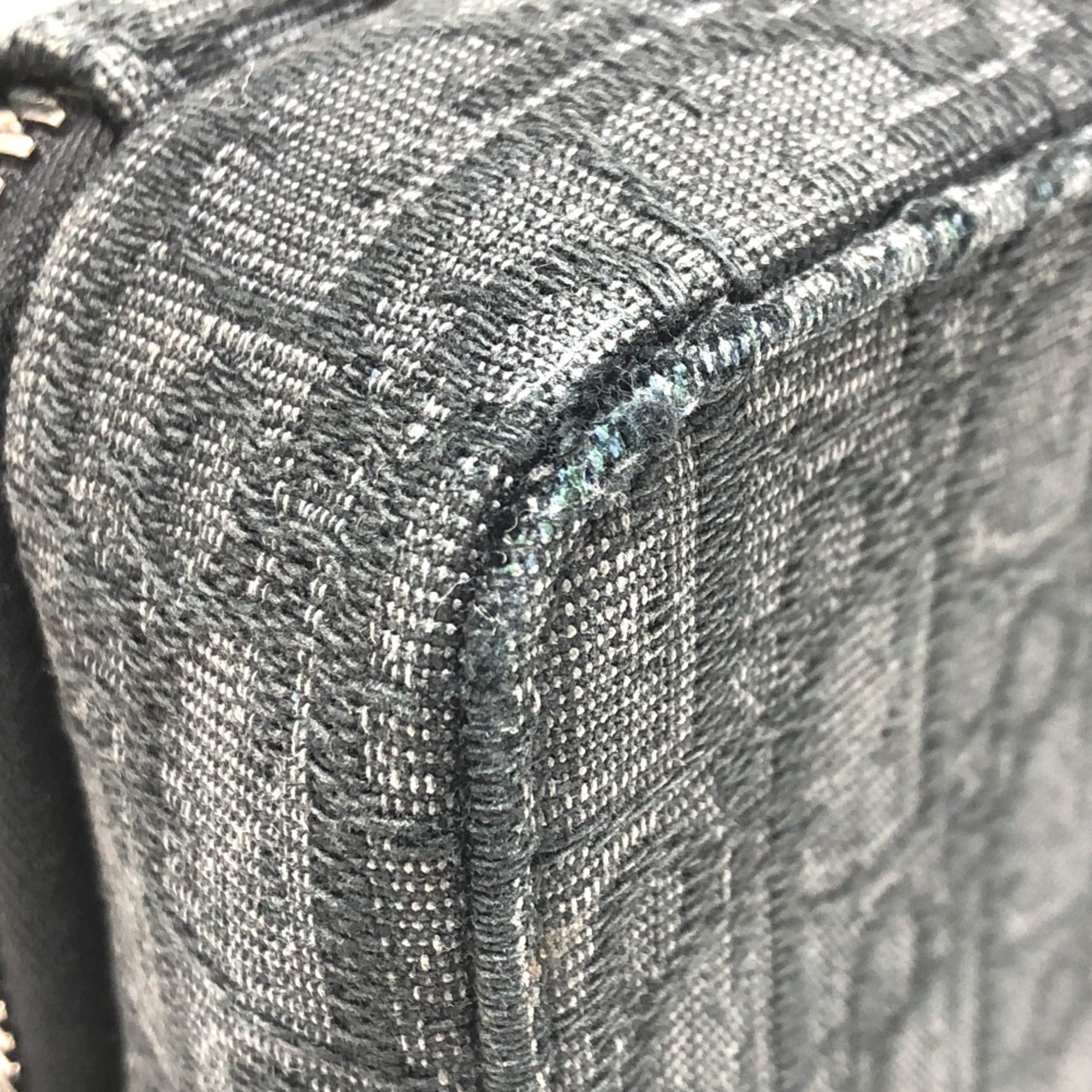 Christian Dior Navy Cloth Shoulder Bag ()