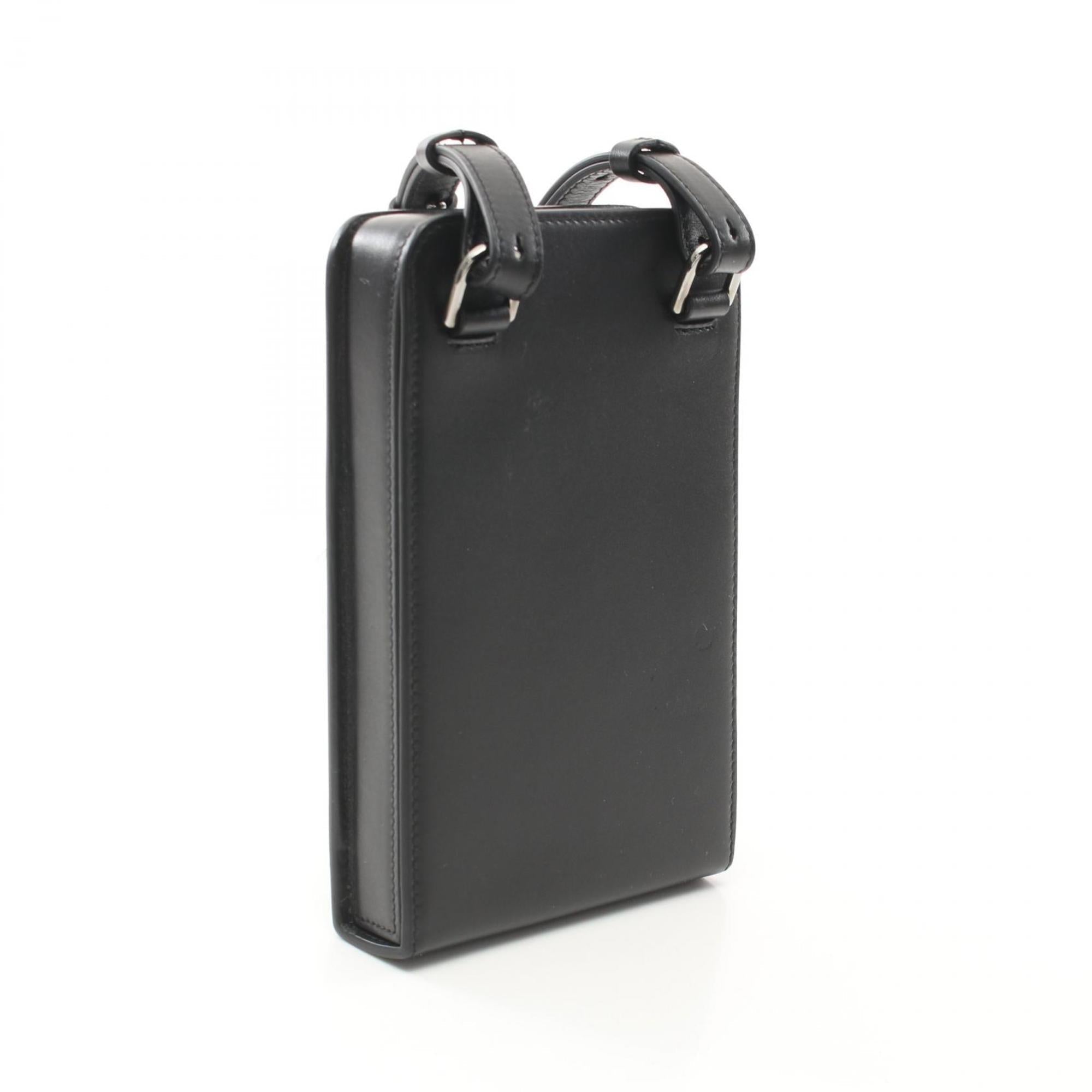 Christian Dior Black Leather Shoulder Bag ()