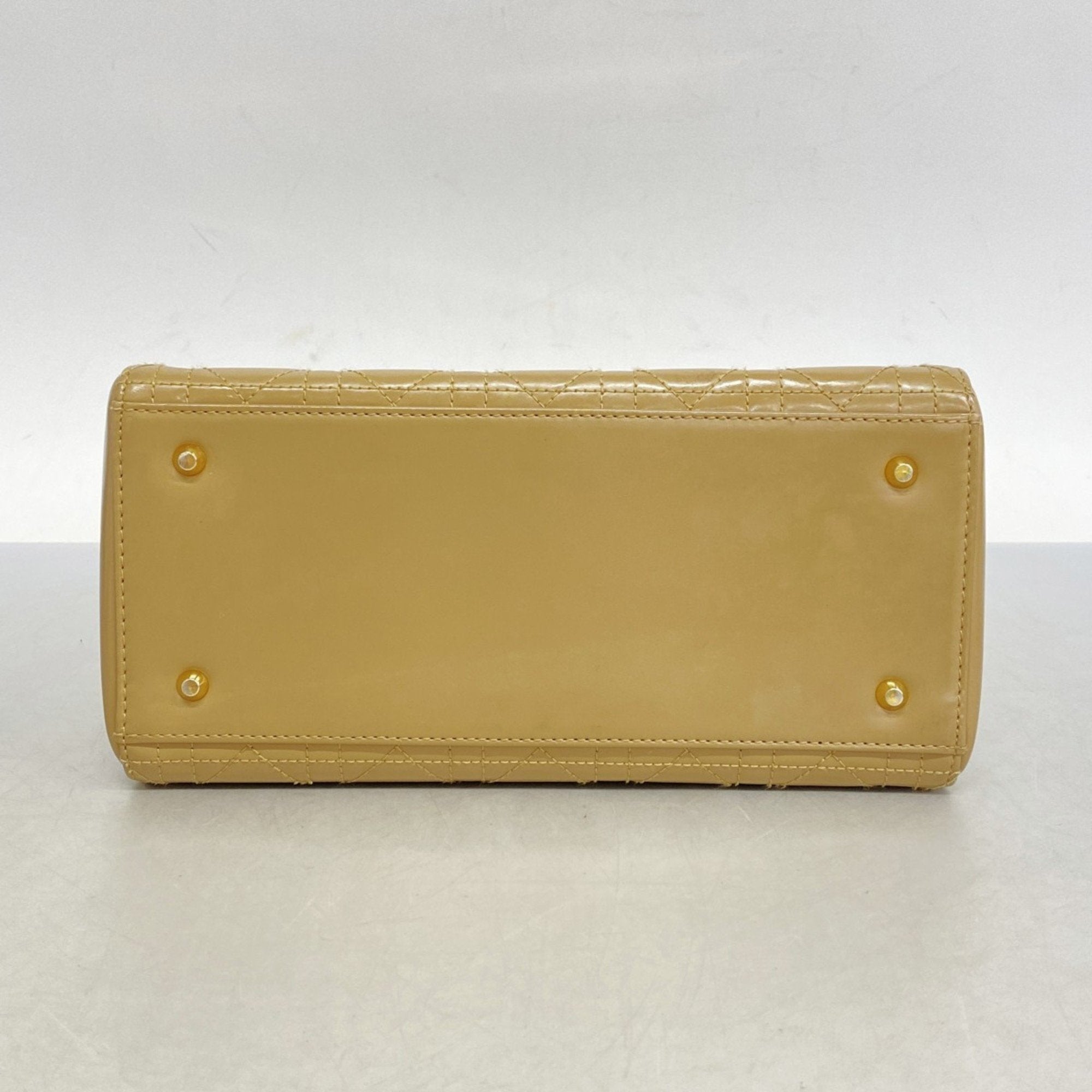 Christian Dior Brown Leather Handbag ()