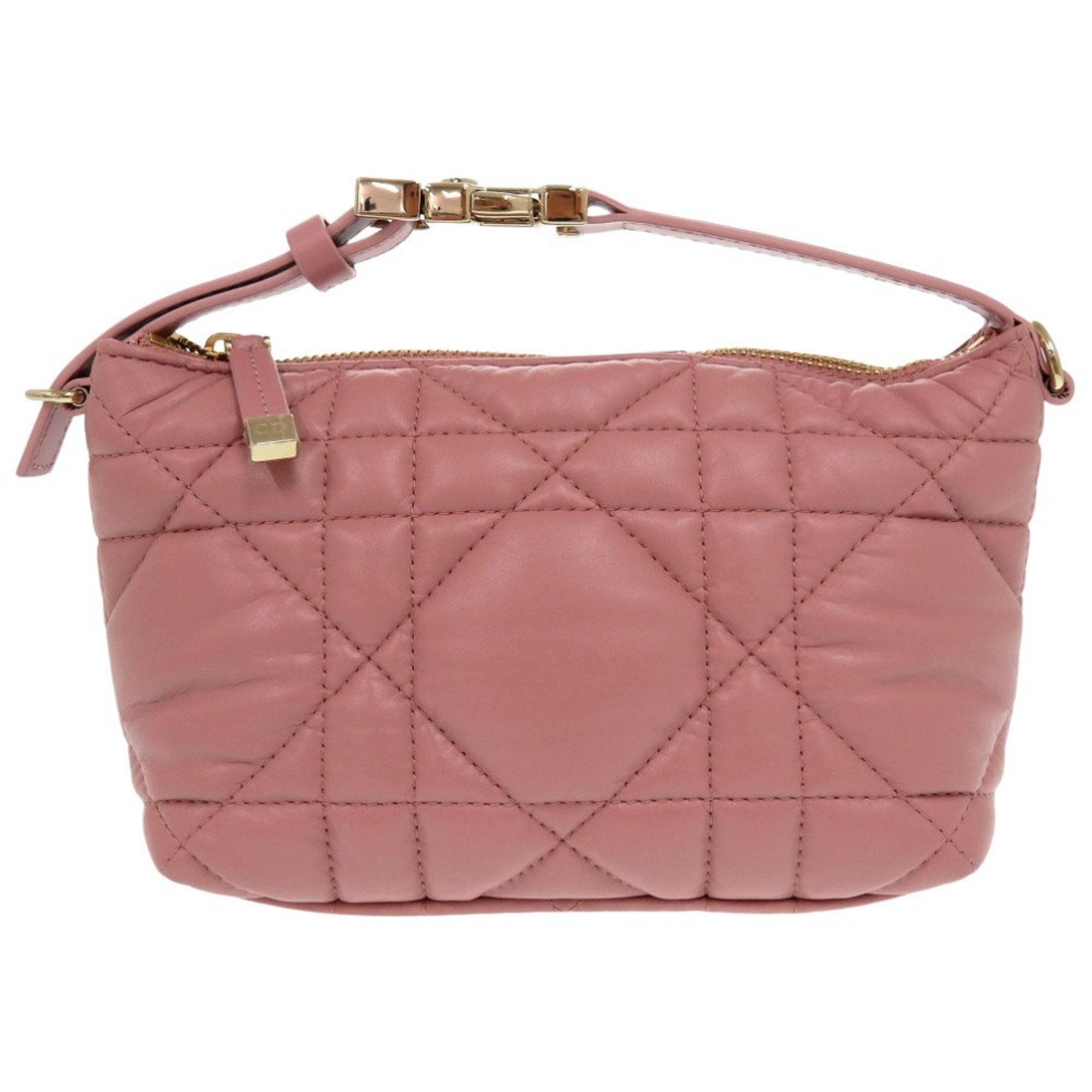 Christian Dior Pink Leather Pouch ()