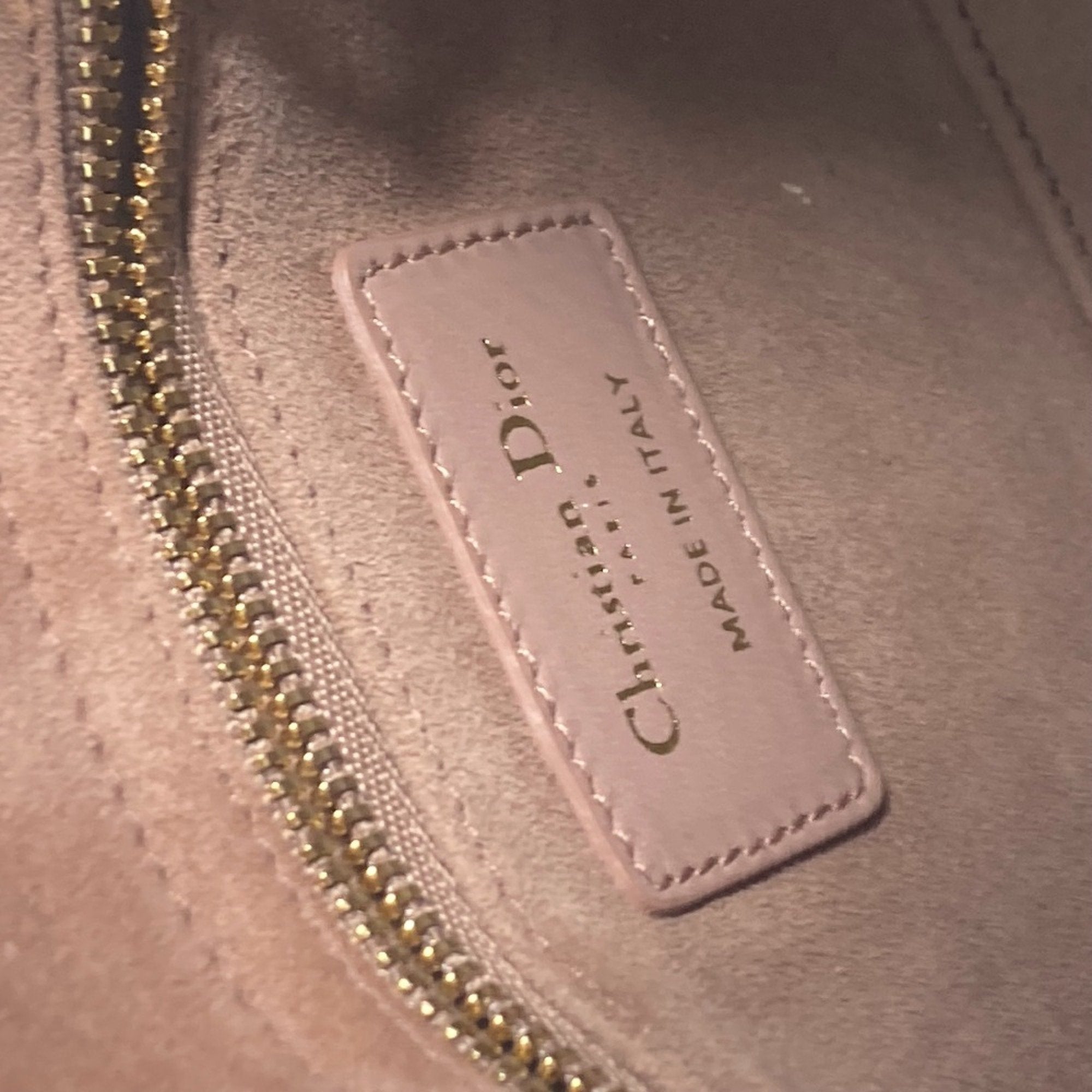 Christian Dior Beige Leather Handbag ()