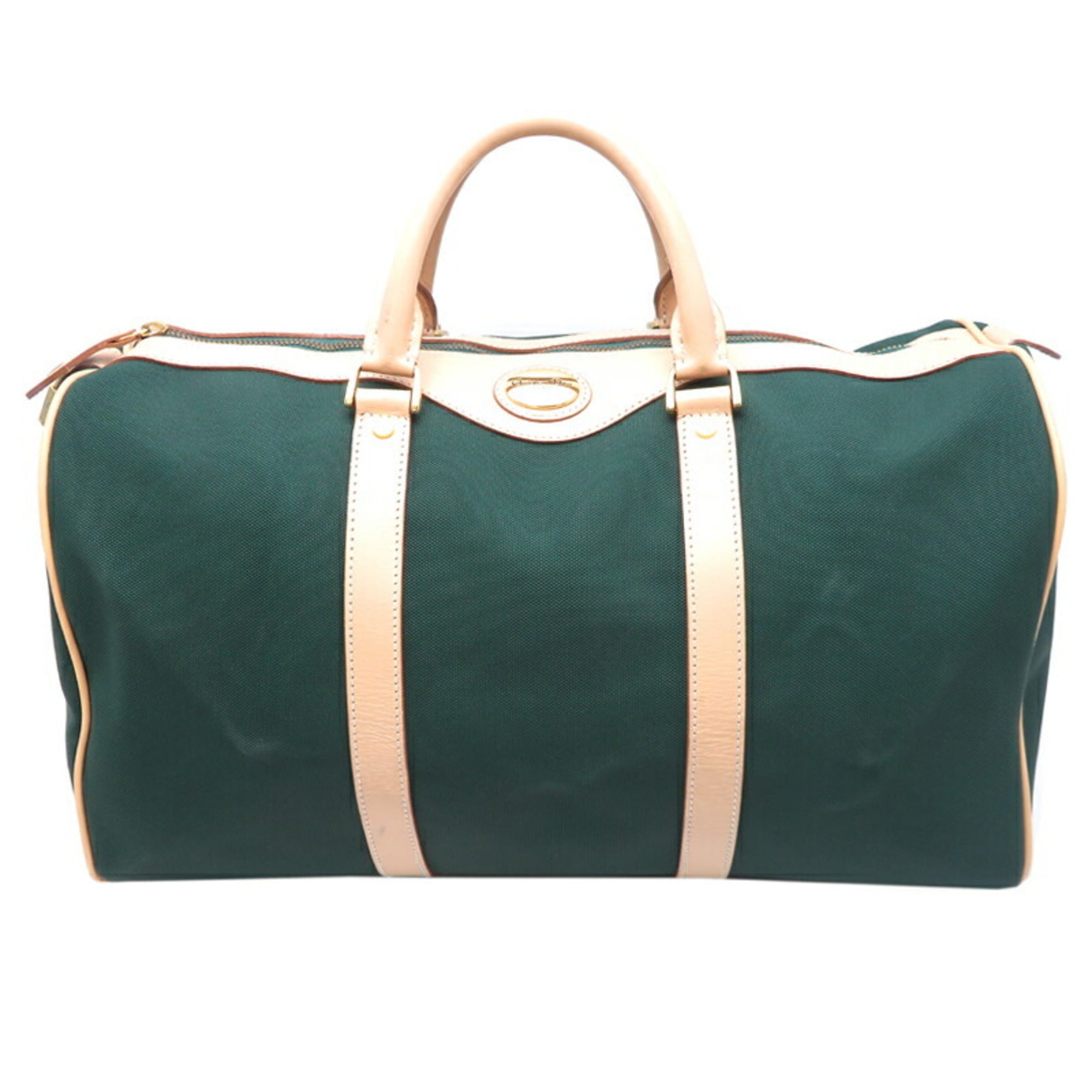 Christian Dior Green Pvc Boston Bag ()