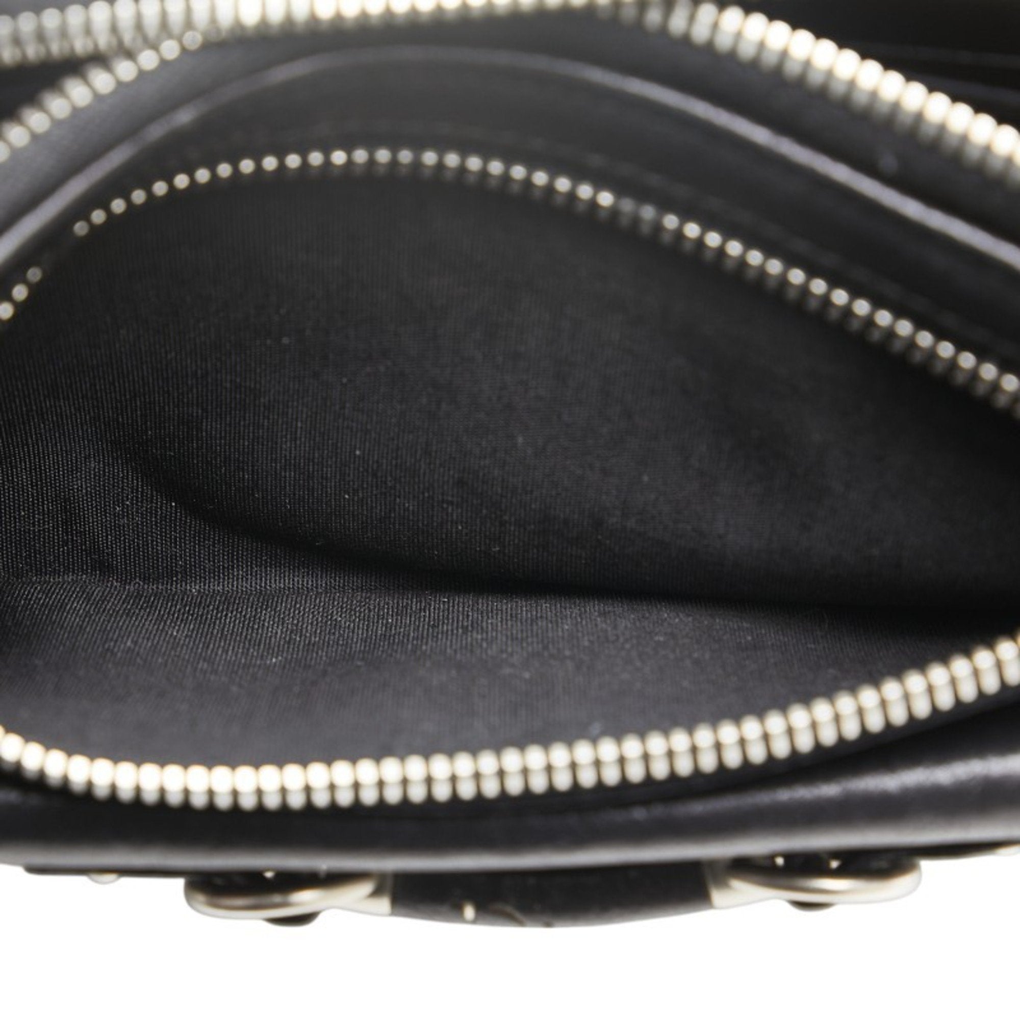 Christian Dior Black Leather Long Wallet (Bi-Fold) ()