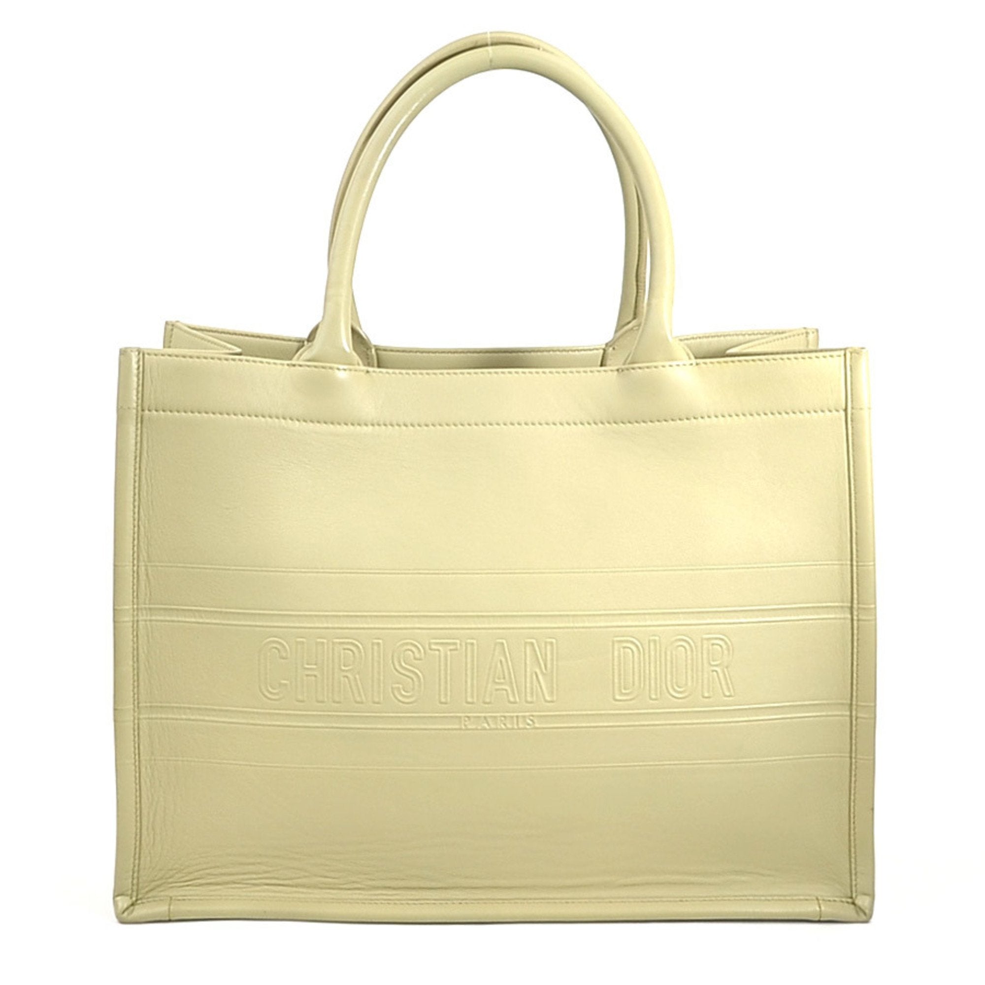 Christian Dior Beige Leather Handbag ()