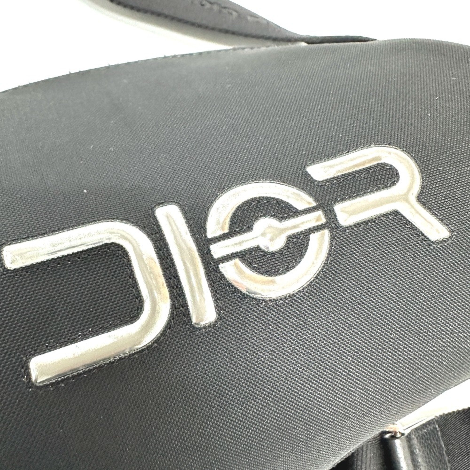 Christian Dior Black Leather Shoulder Bag ()