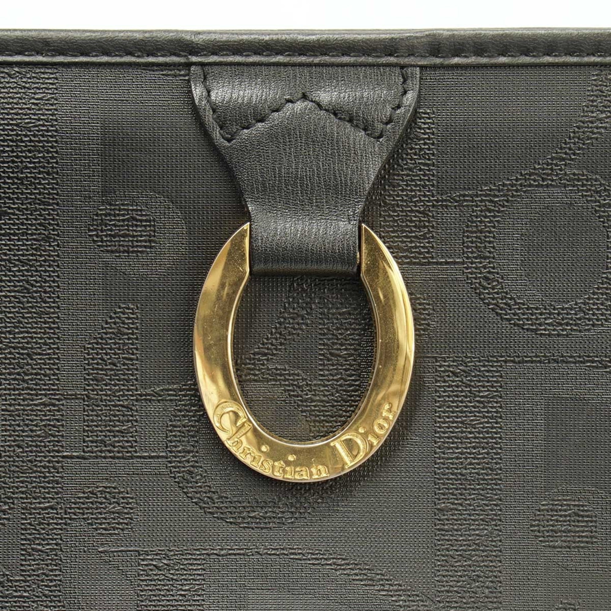 Christian Dior Black Leather Clutch Bag ()