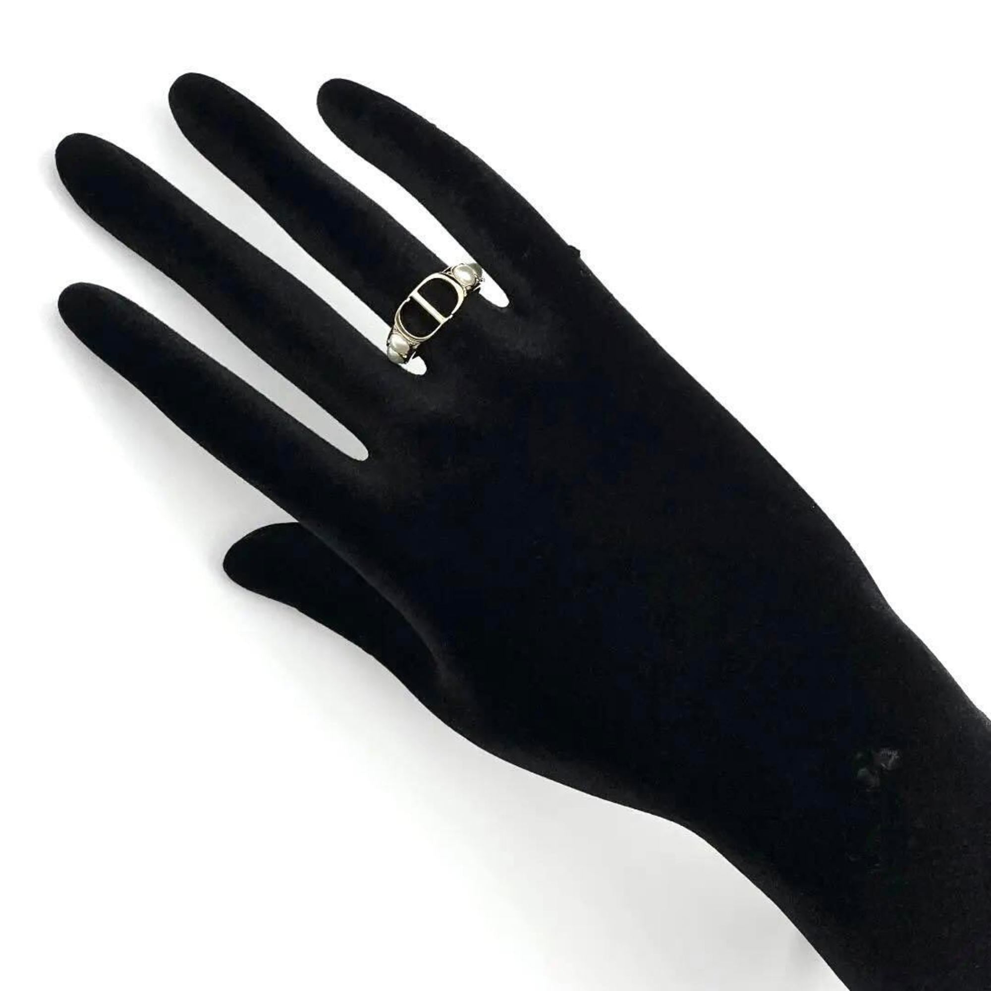 Christian Dior Gold Metal Band Ring ()