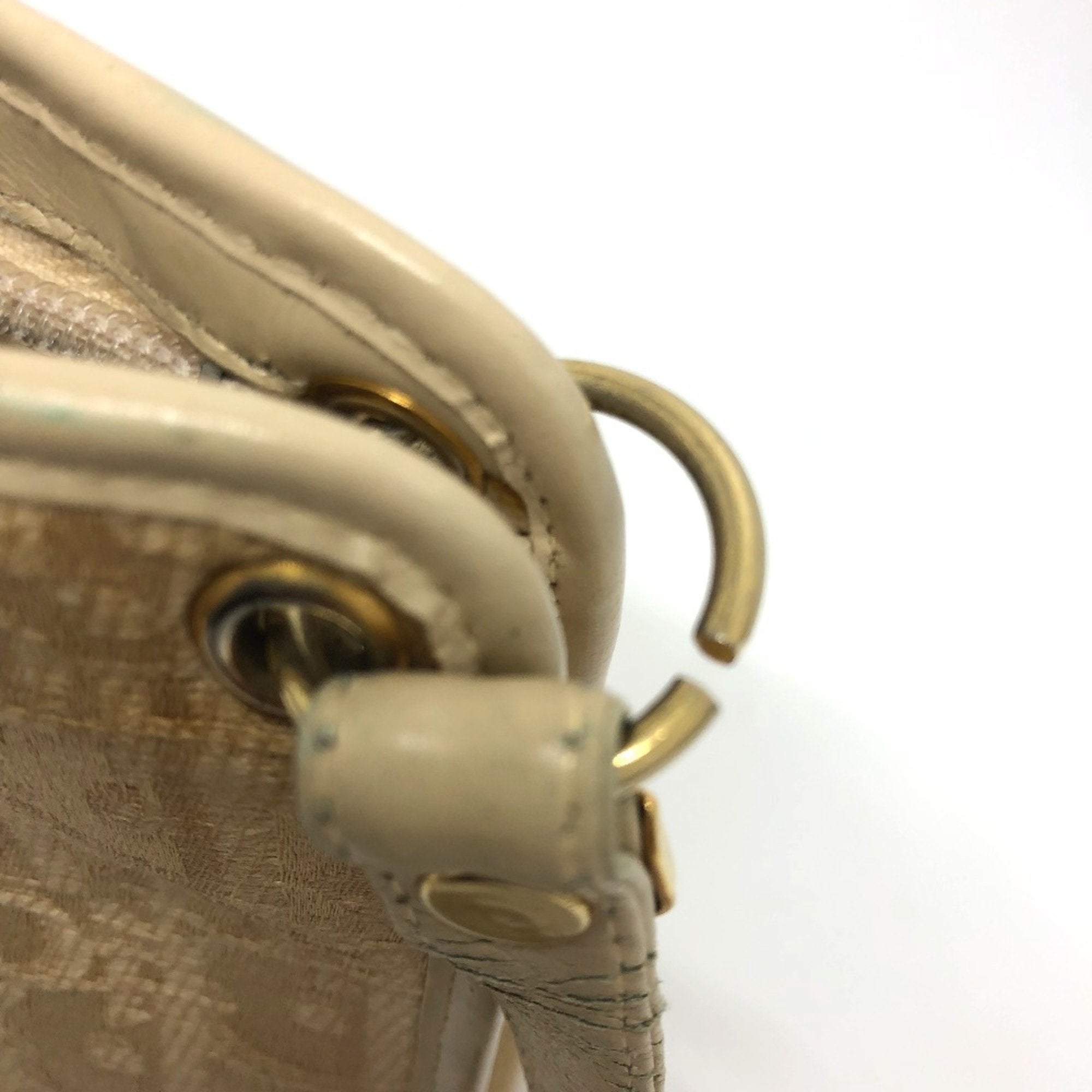 Christian Dior Beige Cloth Shoulder Bag ()