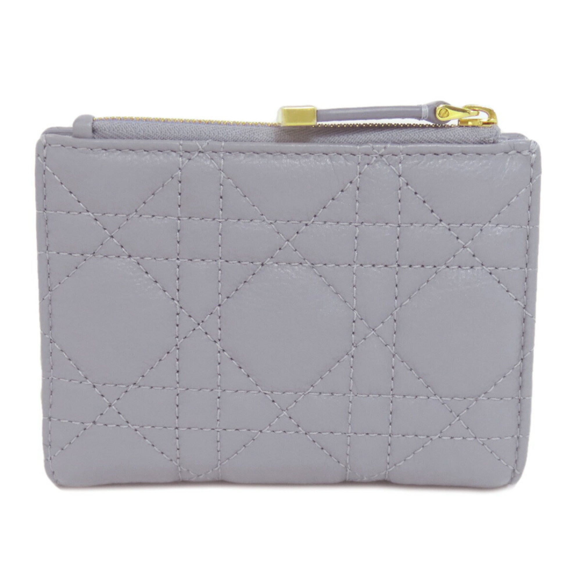 Christian Dior Light Blue Leather Wallet (Bi-Fold) ()