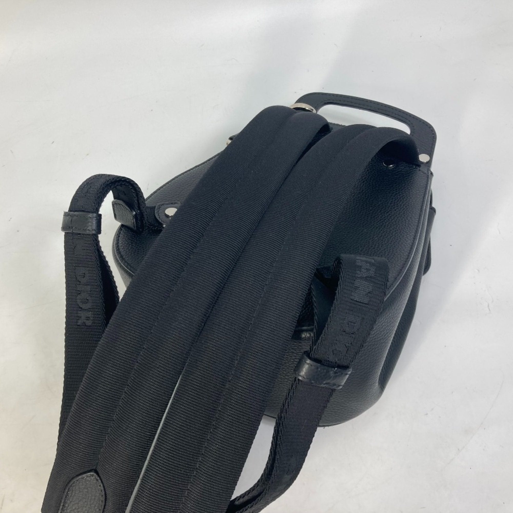 Christian Dior Black Leather Backpack ()