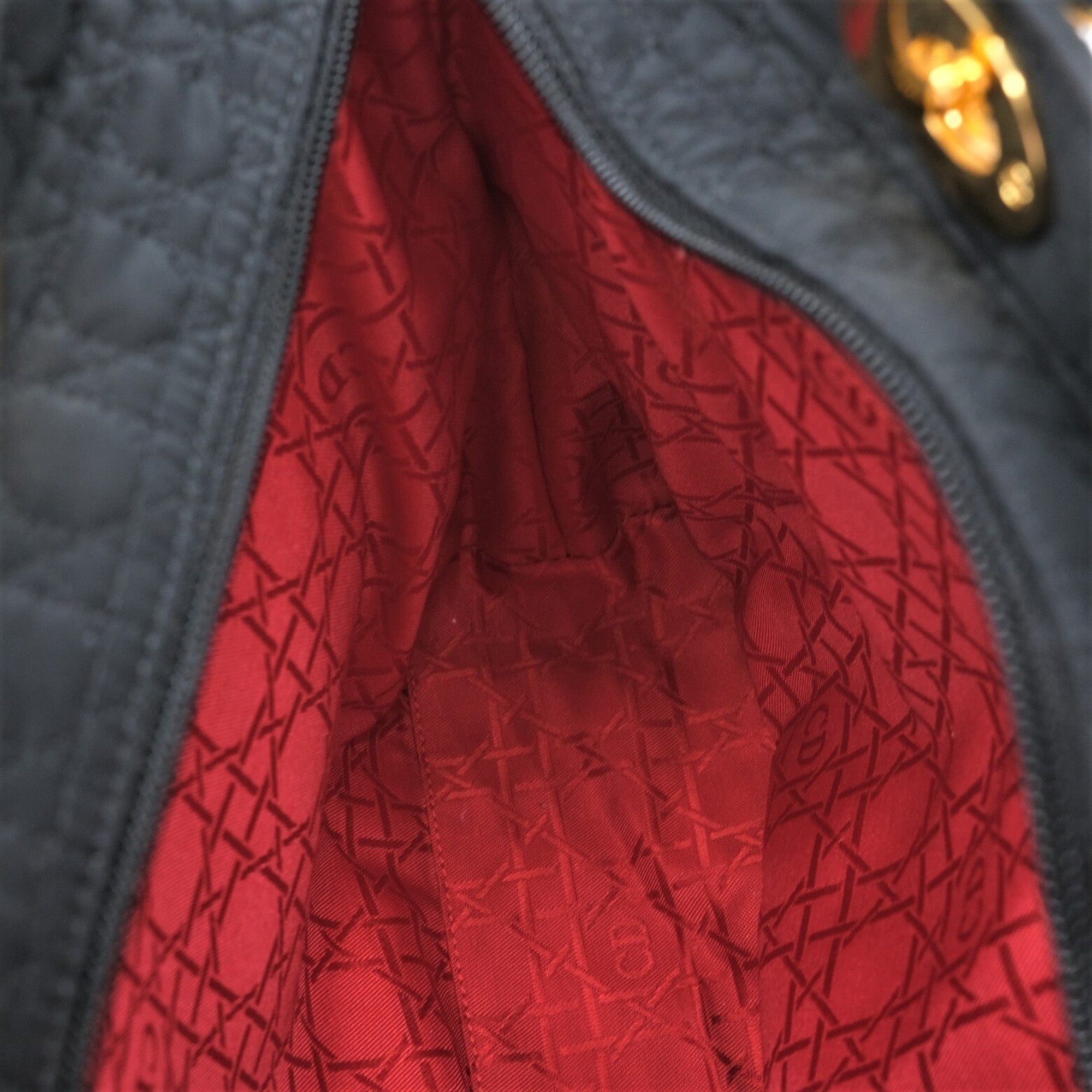 Christian Dior Black Quilting Handbag ()
