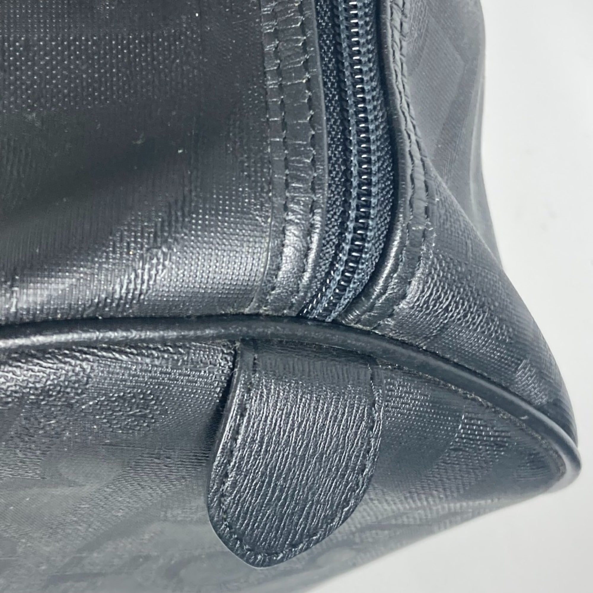 Christian Dior Black Leather Boston Bag ()