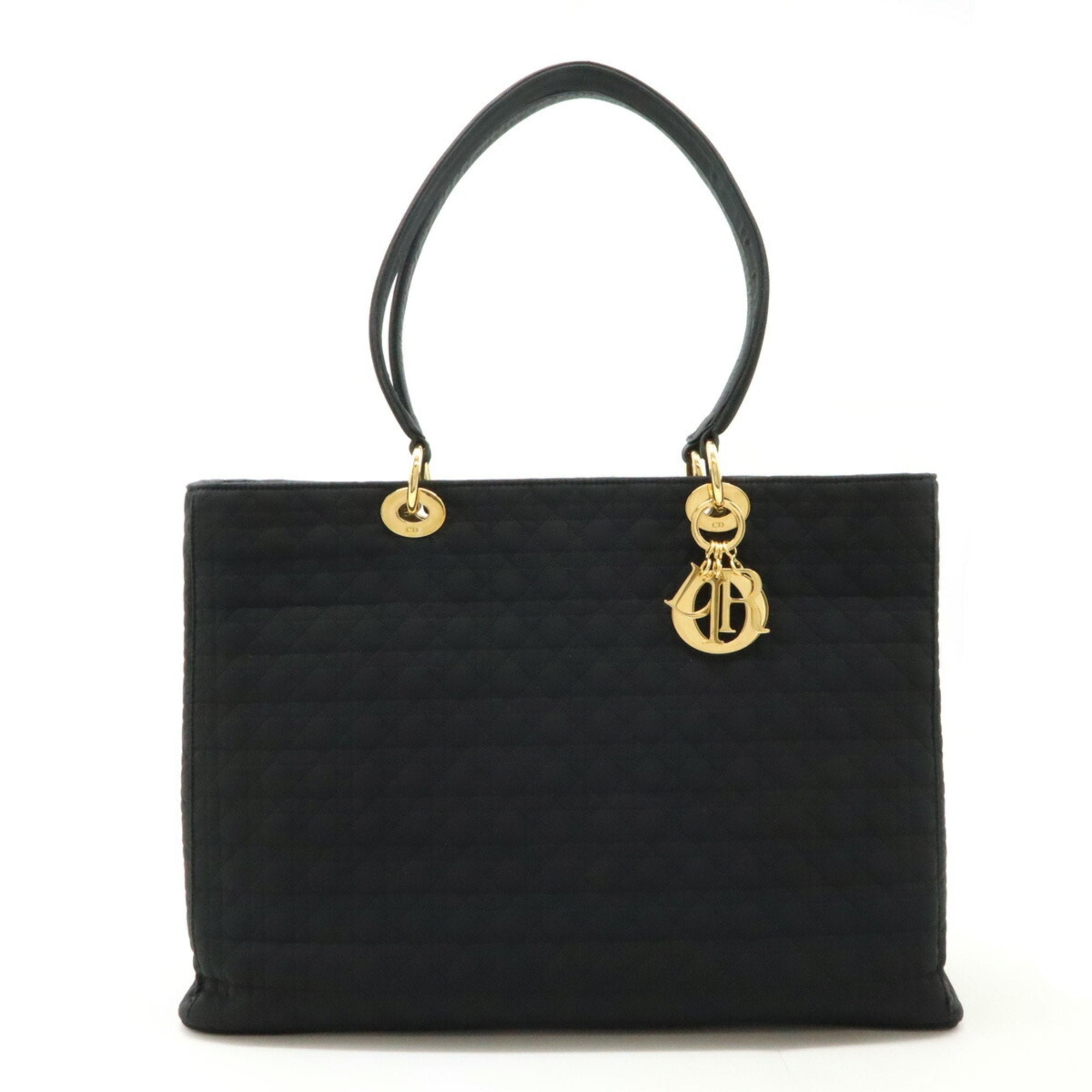 Christian Dior Lady Dior Black Nylon Tote Bag ()