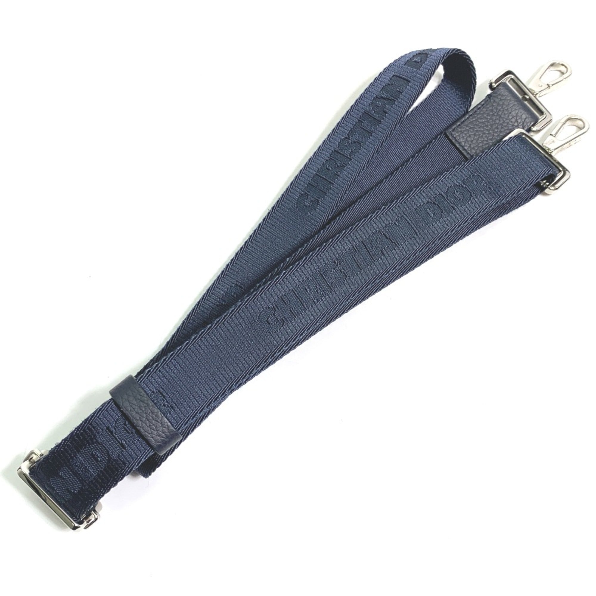 Christian Dior Gray Leather Shoulder Bag ()
