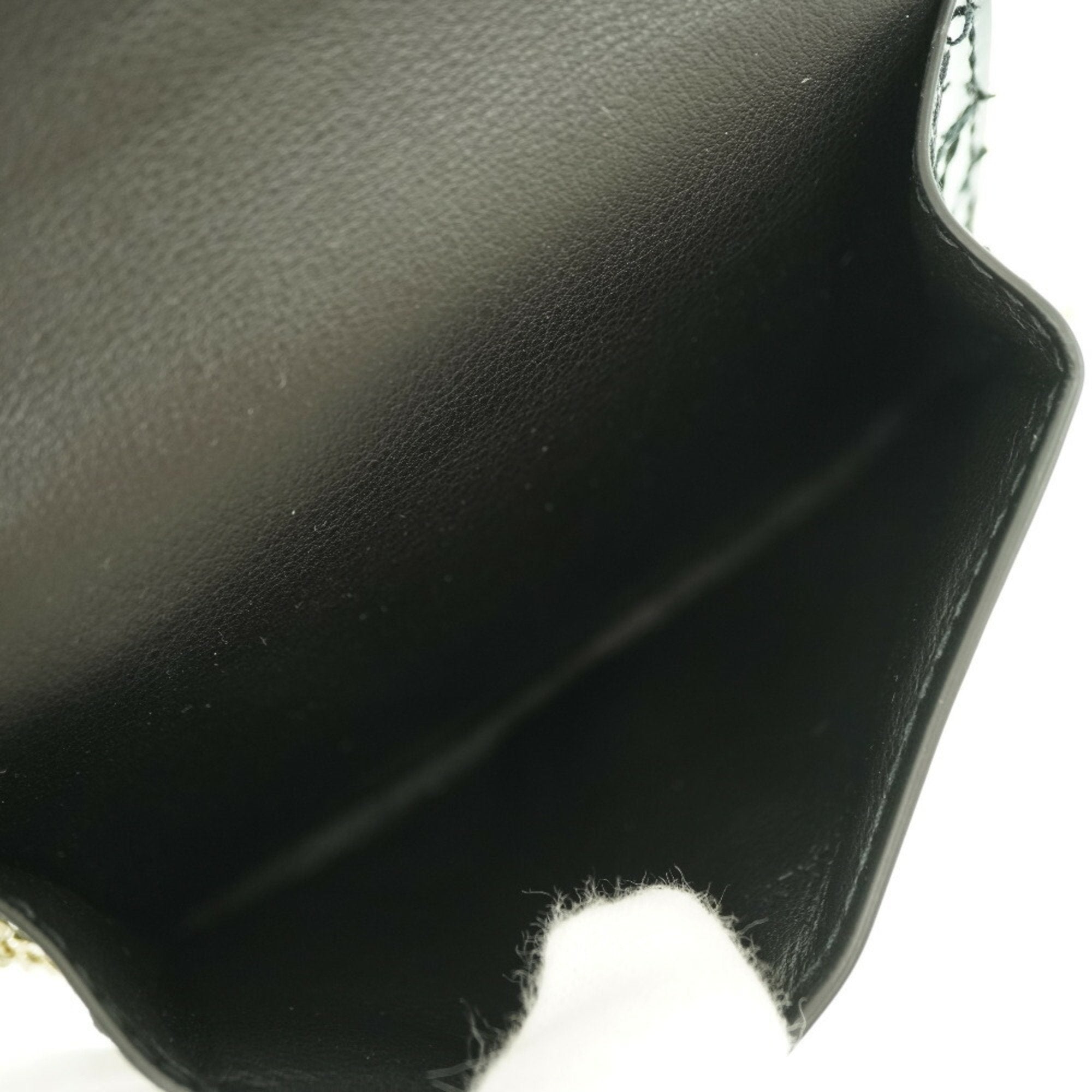 Christian Dior Black Patent Leather Shoulder Bag ()