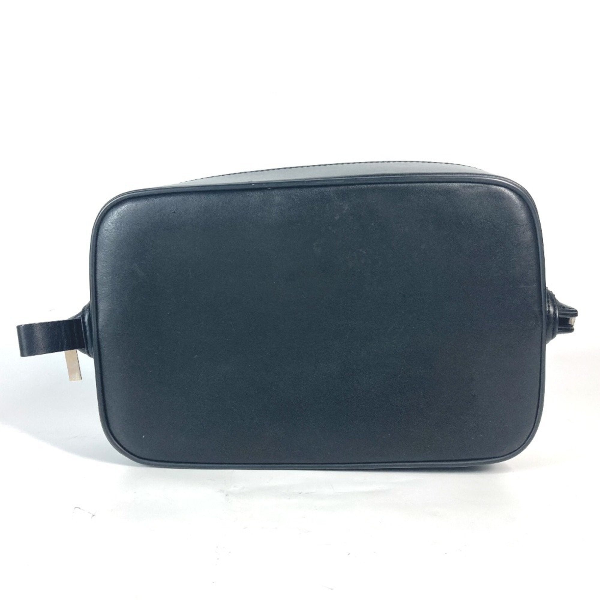 Christian Dior Black Canvas Leather Pouch ()