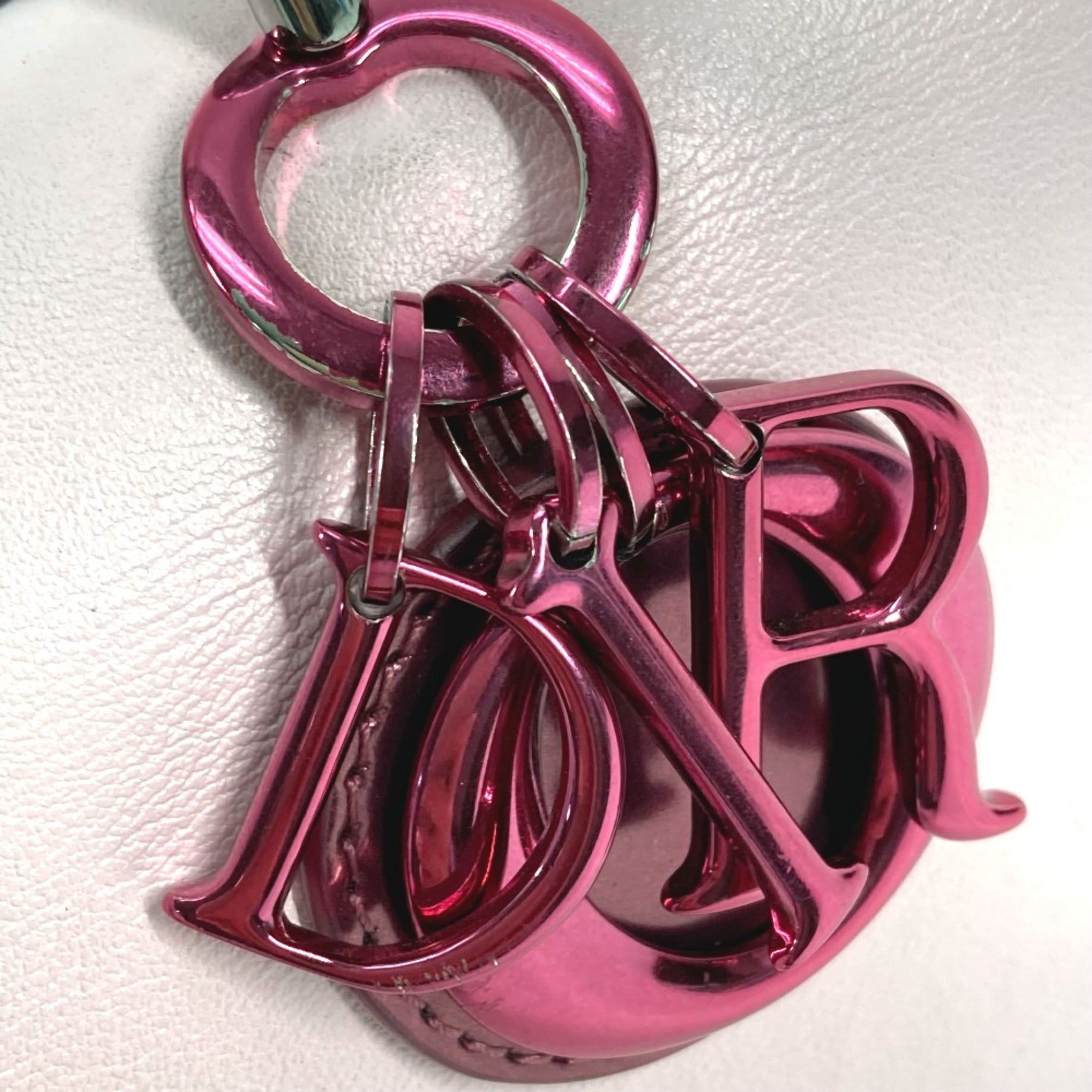 Christian Dior Pink Leather Handbag ()