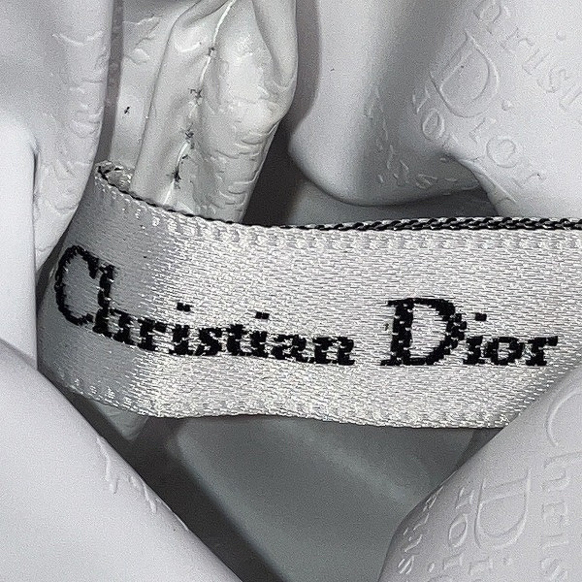 Christian Dior Black White Nylon Pouch ()