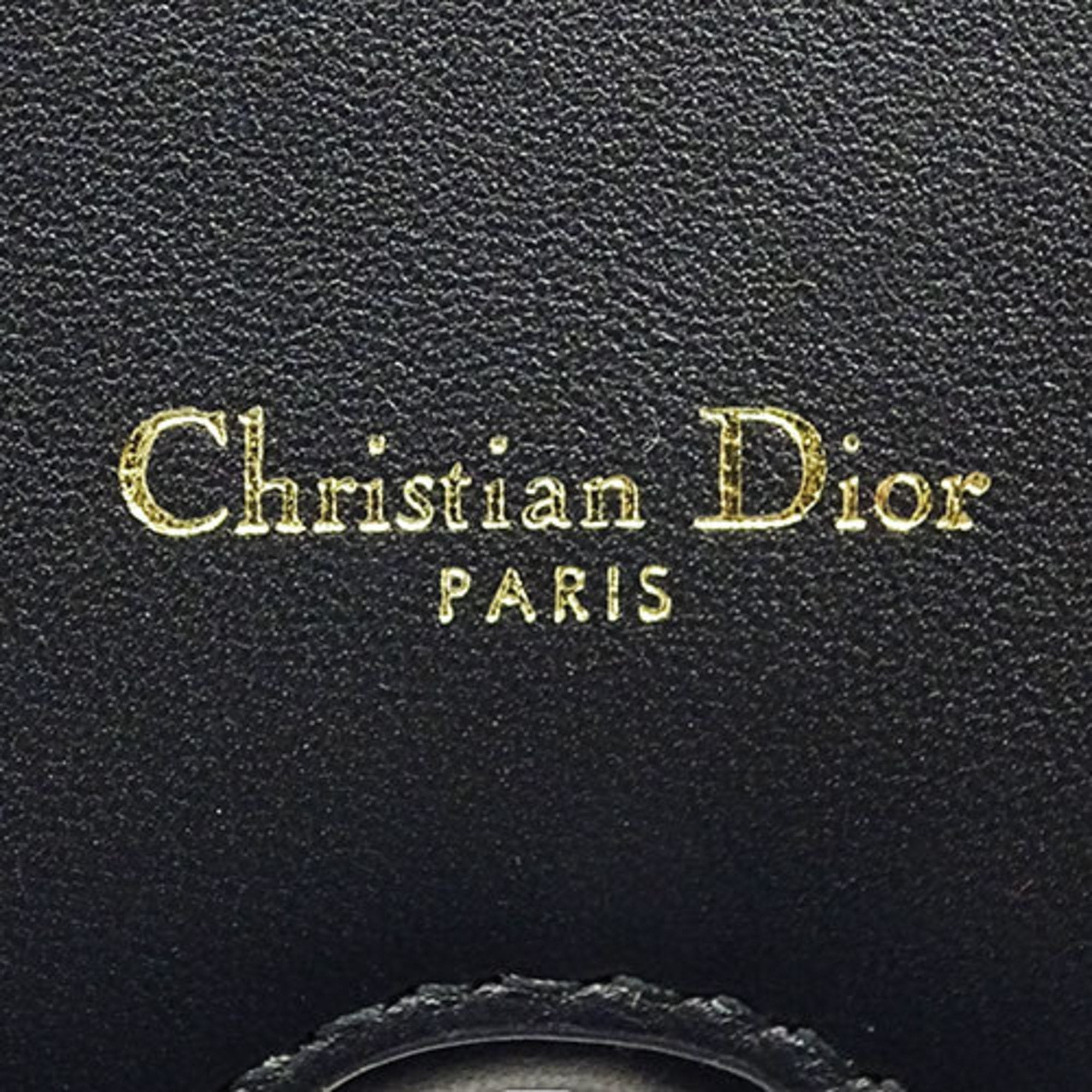 Christian Dior Black Leather Clutch Bag ()