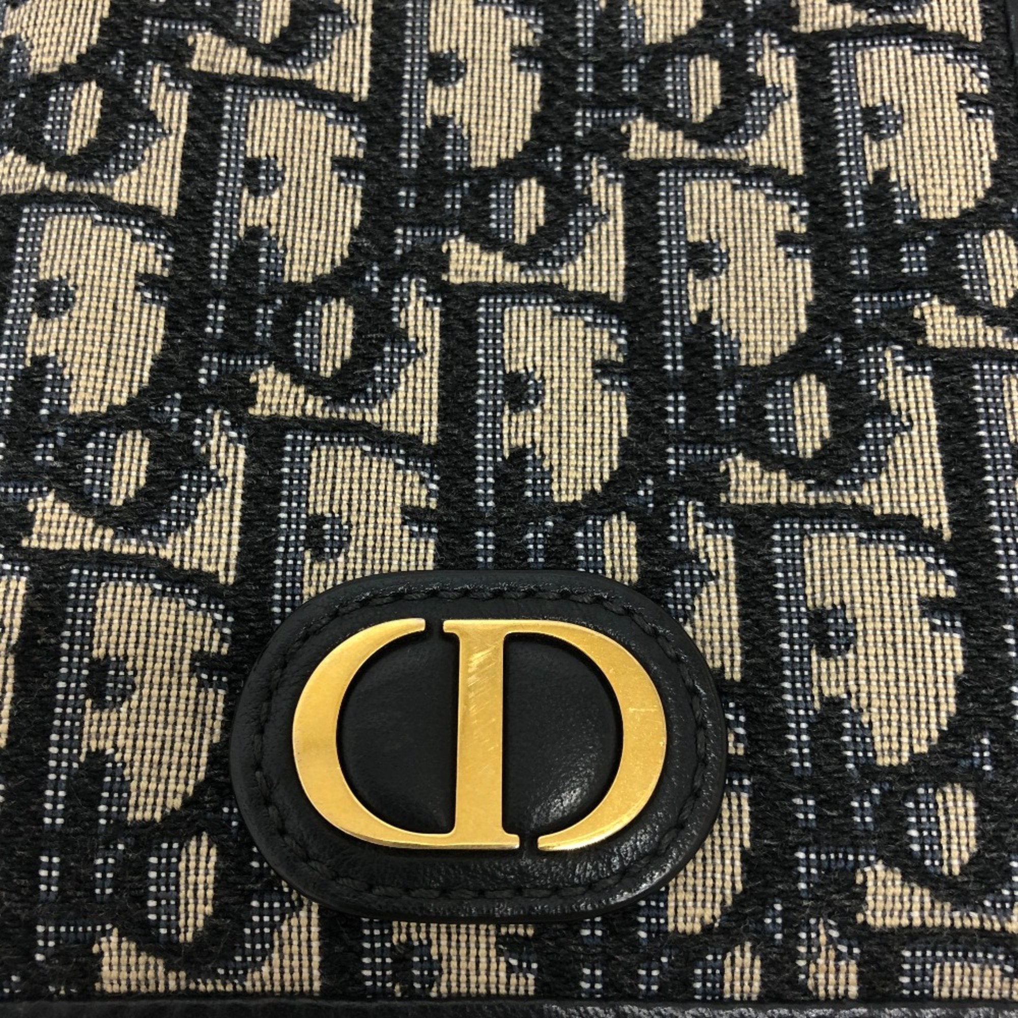 Christian Dior Navy Cloth Shoulder Bag ()