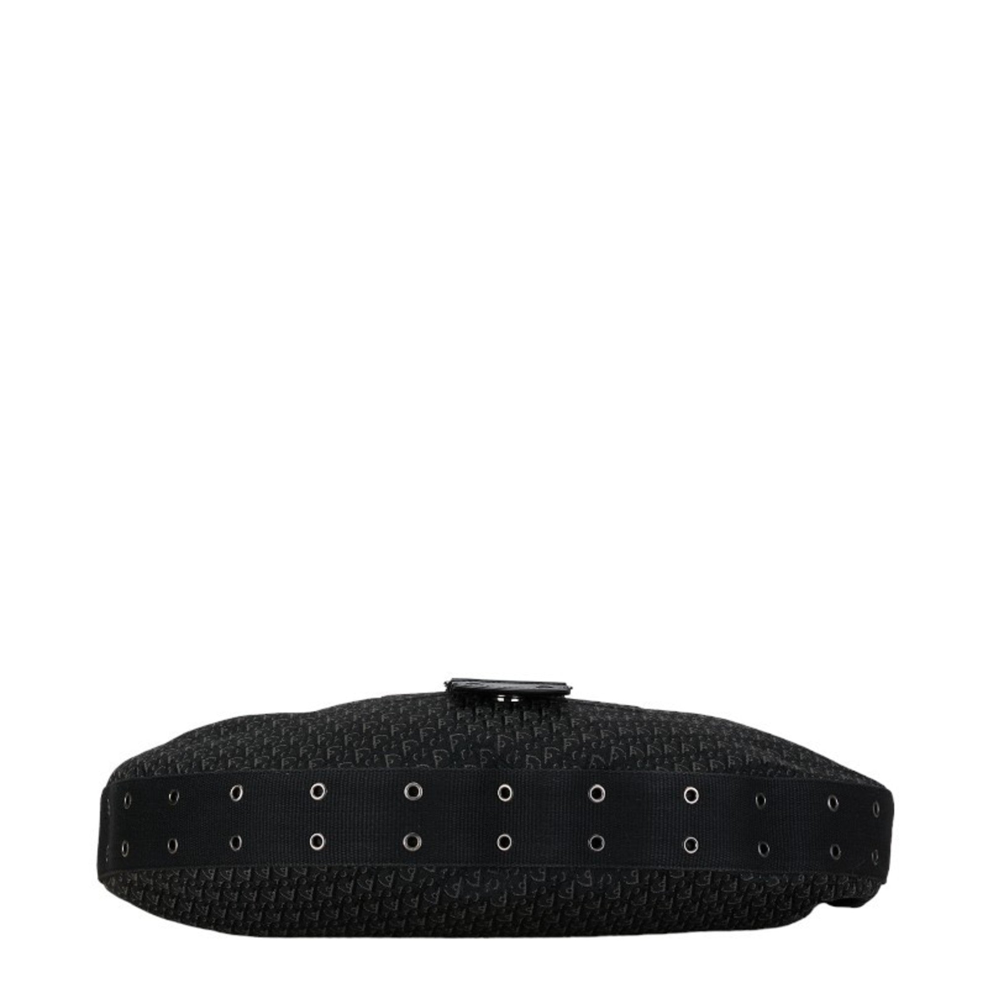 Christian Dior Black Canvas Shoulder Bag ()