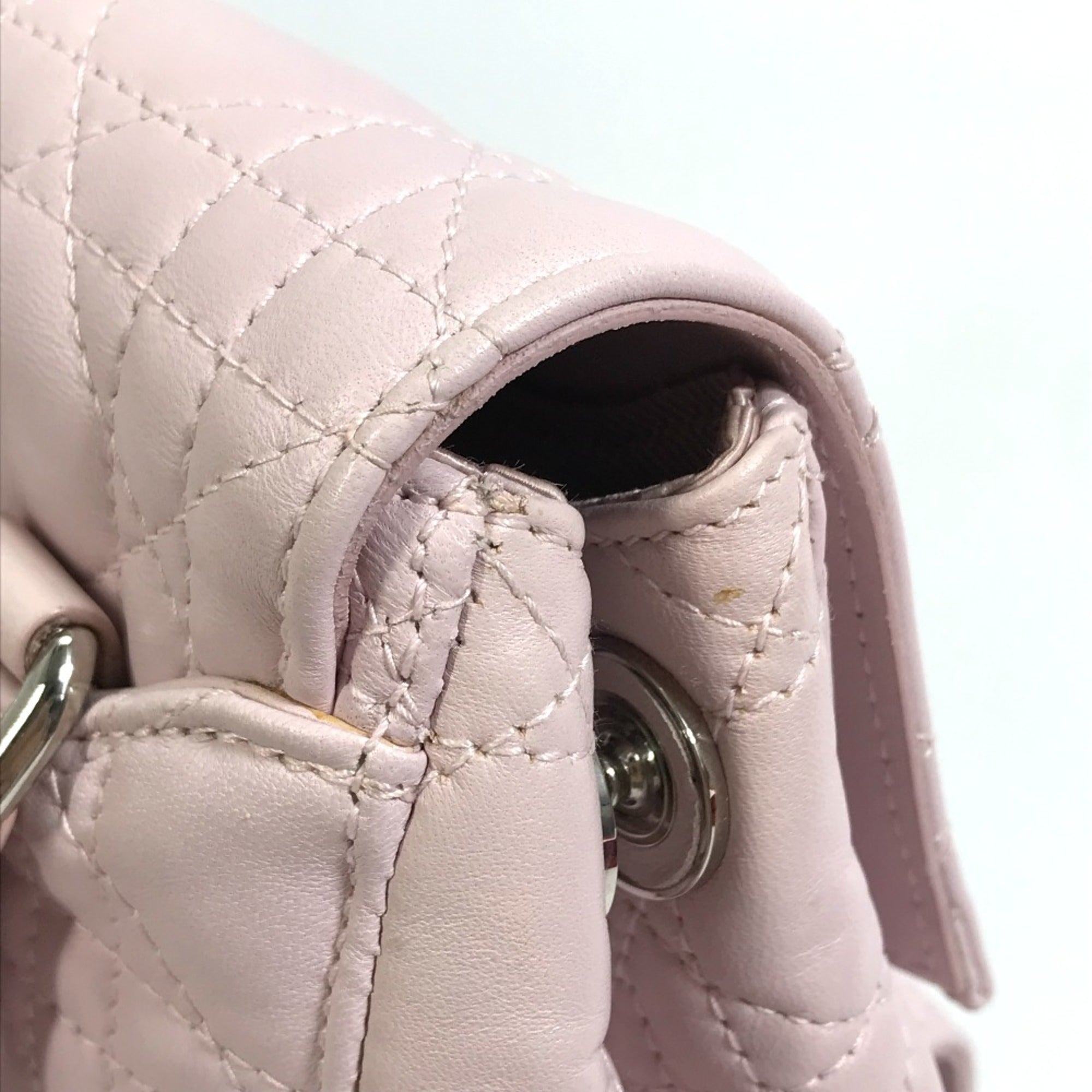 Christian Dior Pink Leather Backpack ()
