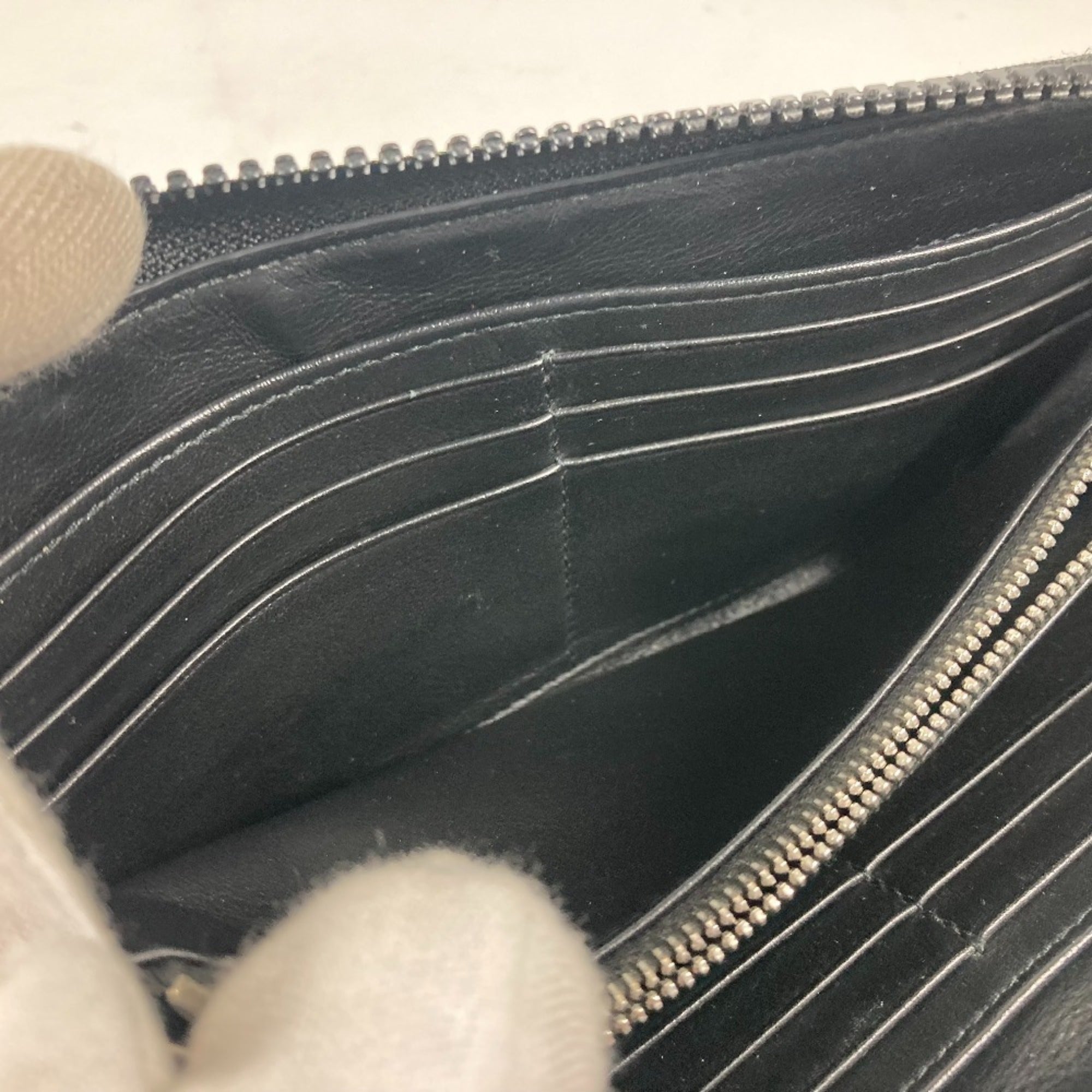 Christian Dior Black Pink Nylon Long Wallet (Bi-Fold) ()