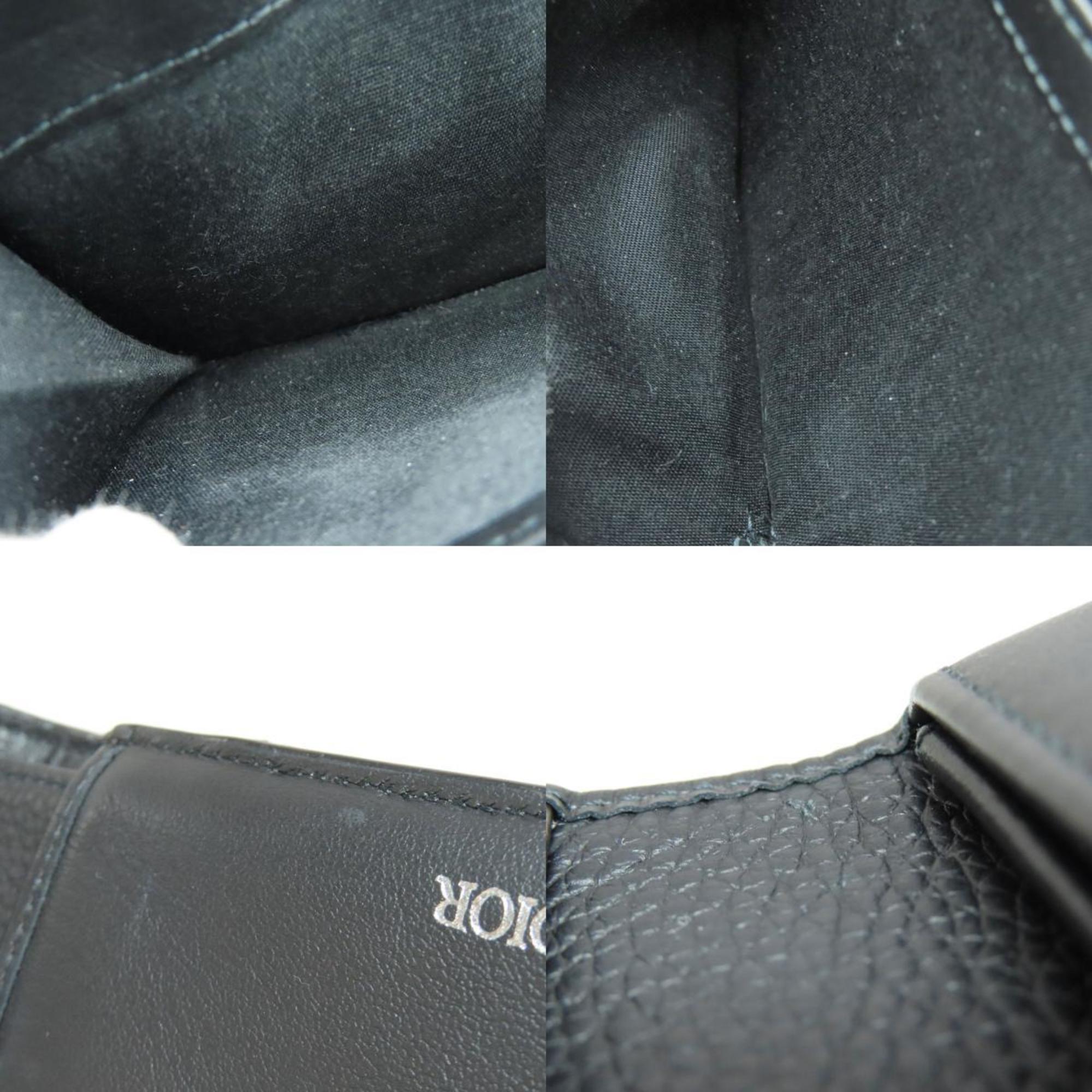 Christian Dior Black Canvas Wallet (Bi-Fold) ()