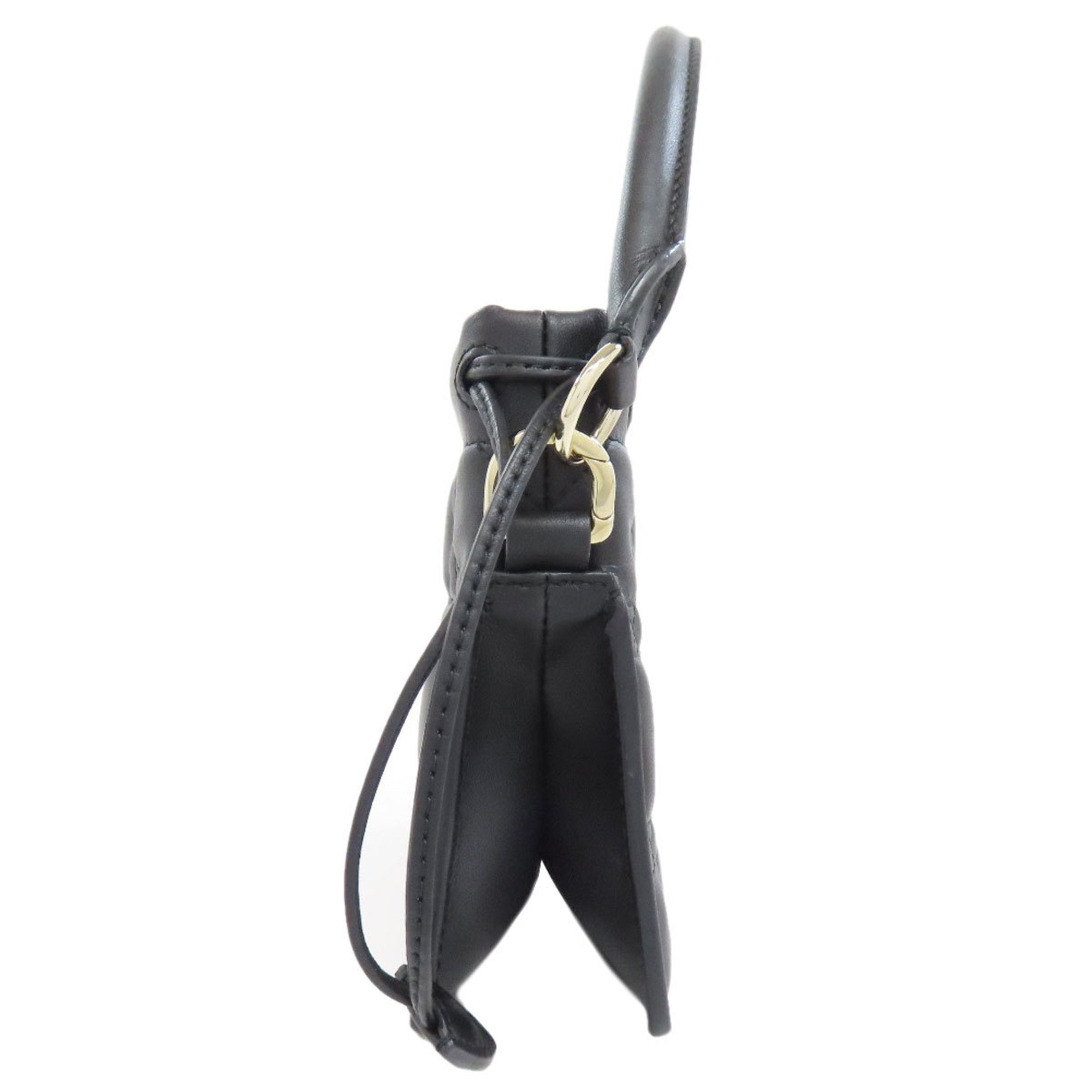Christian Dior Lady Dior Black Leather Handbag ()
