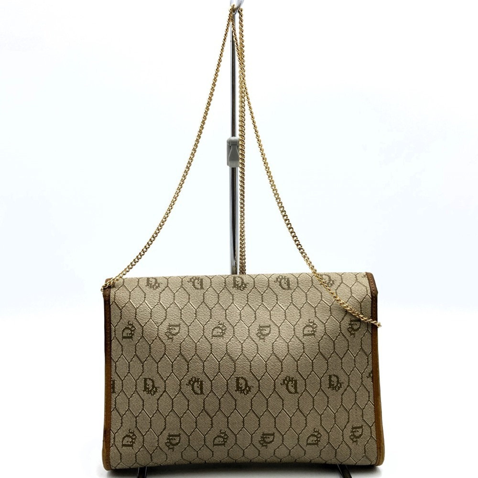 Christian Dior Beige Pvc Shoulder Bag ()