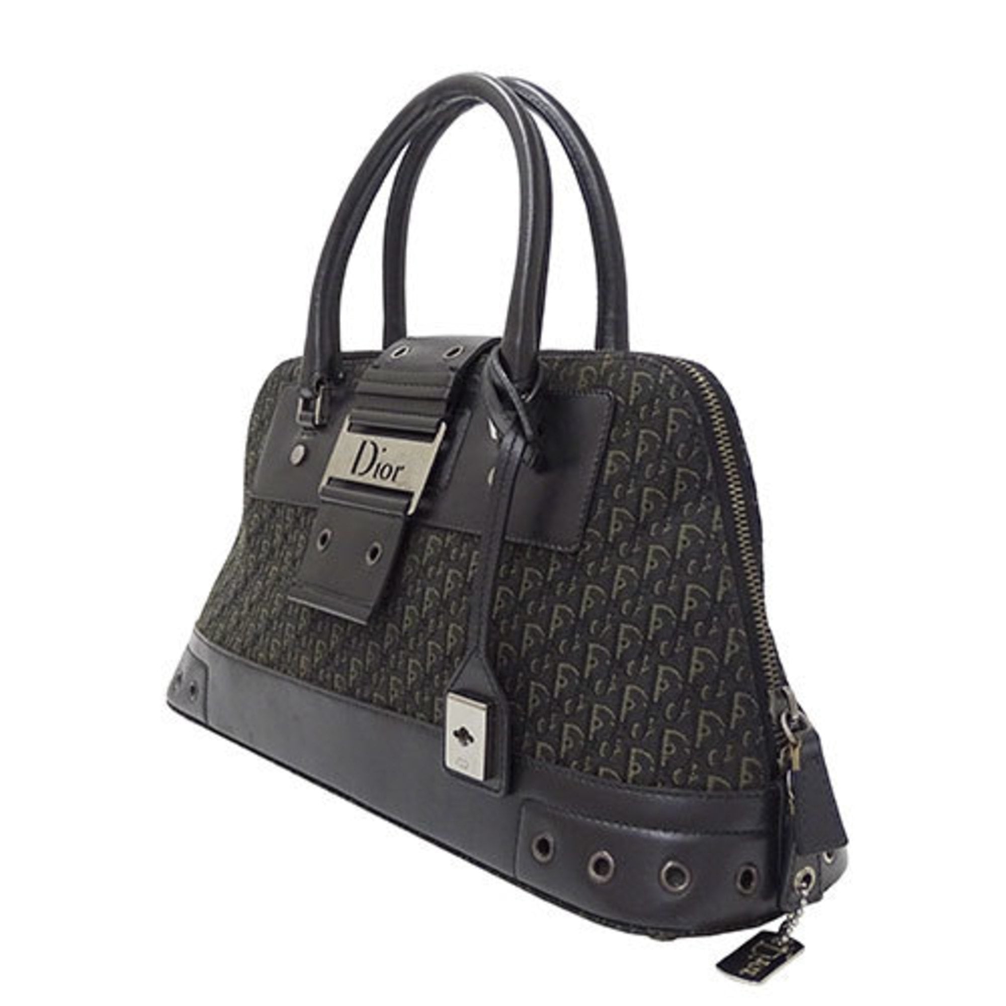 Christian Dior Black Canvas Handbag ()