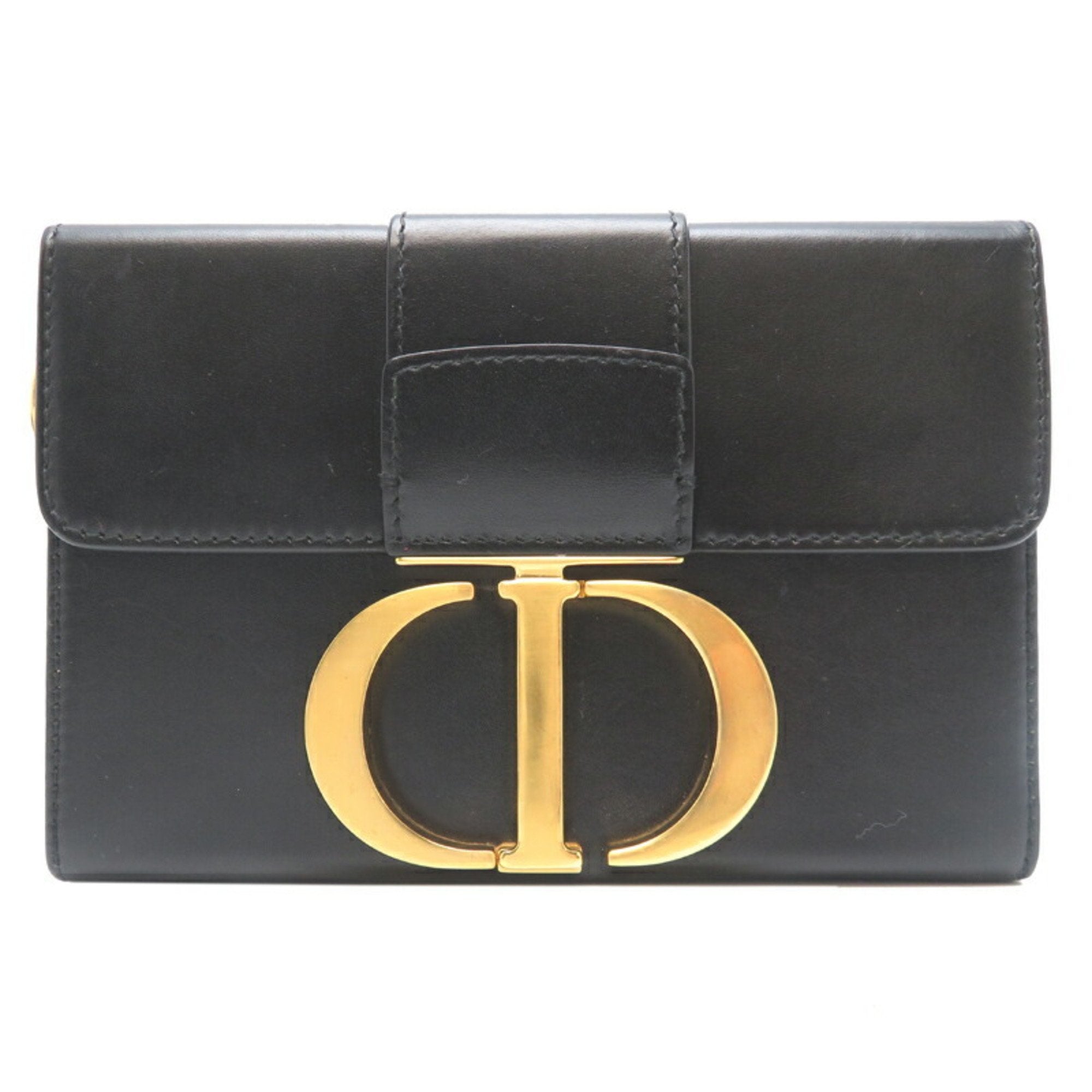 Christian Dior Black Leather Shoulder Bag ()